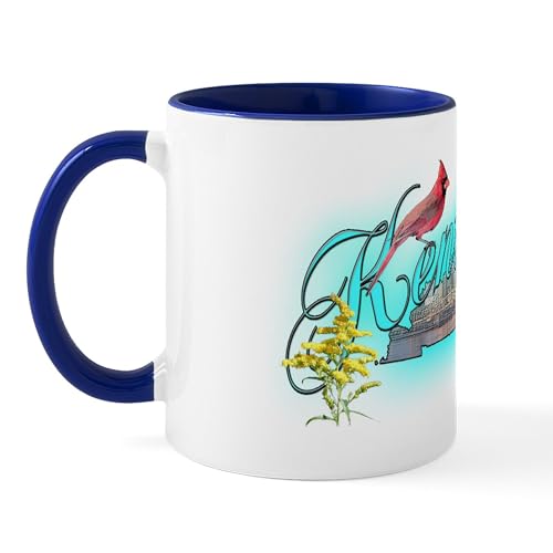 White/Navy Inside - Kentucky Mug