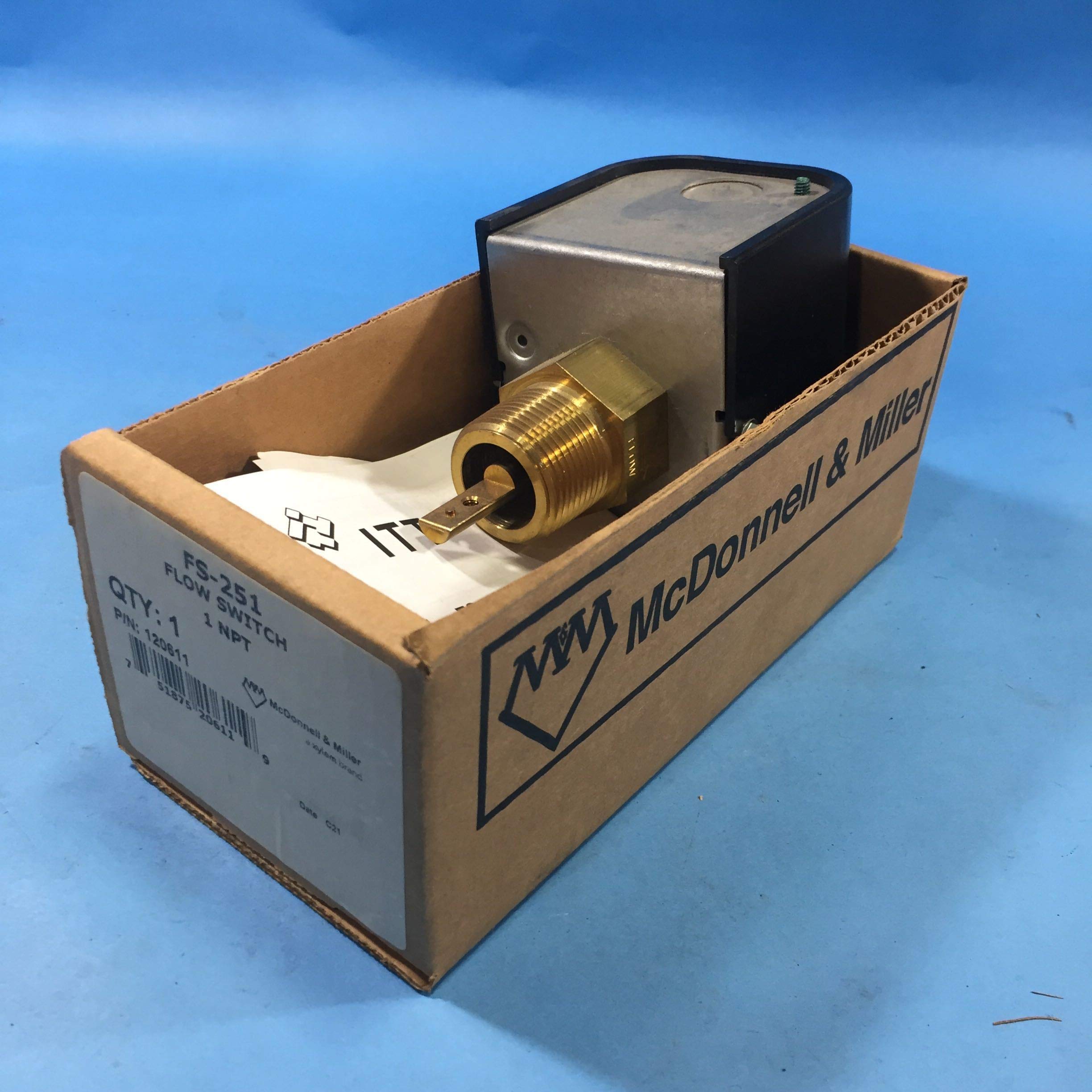 General Purpose Flow Switch, NEMA1 Rated - Water Flow Sensor for HVAC, Plumbing & Industrial Applications | Reliable Liquid Monitoring Solution