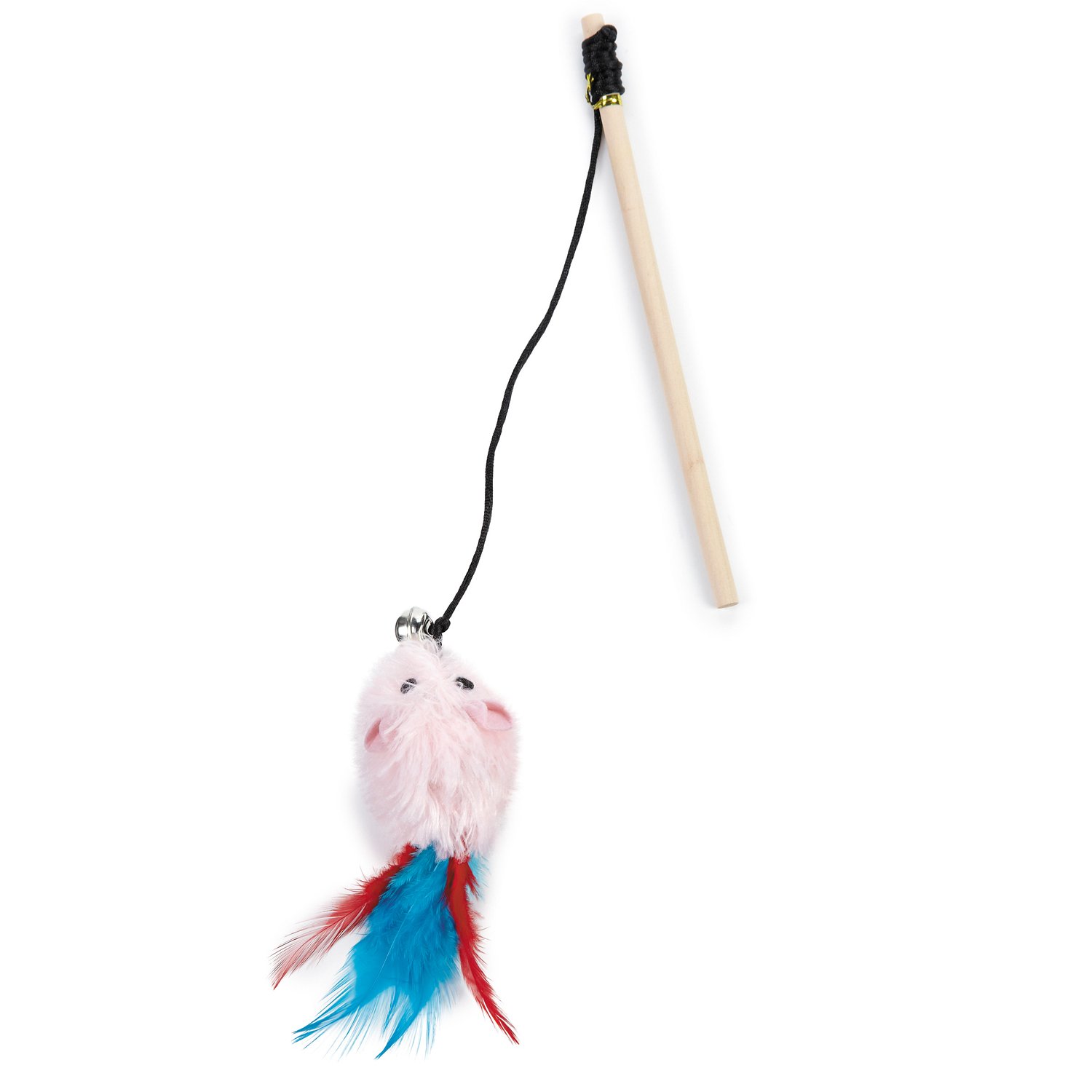 12-Piece Interactive Chase-It Cat Toys Set - Colorful Feather Wands & Balls for Indoor Play - Perfect for Kittens & Adult Cats to Exercise & Stay Active
