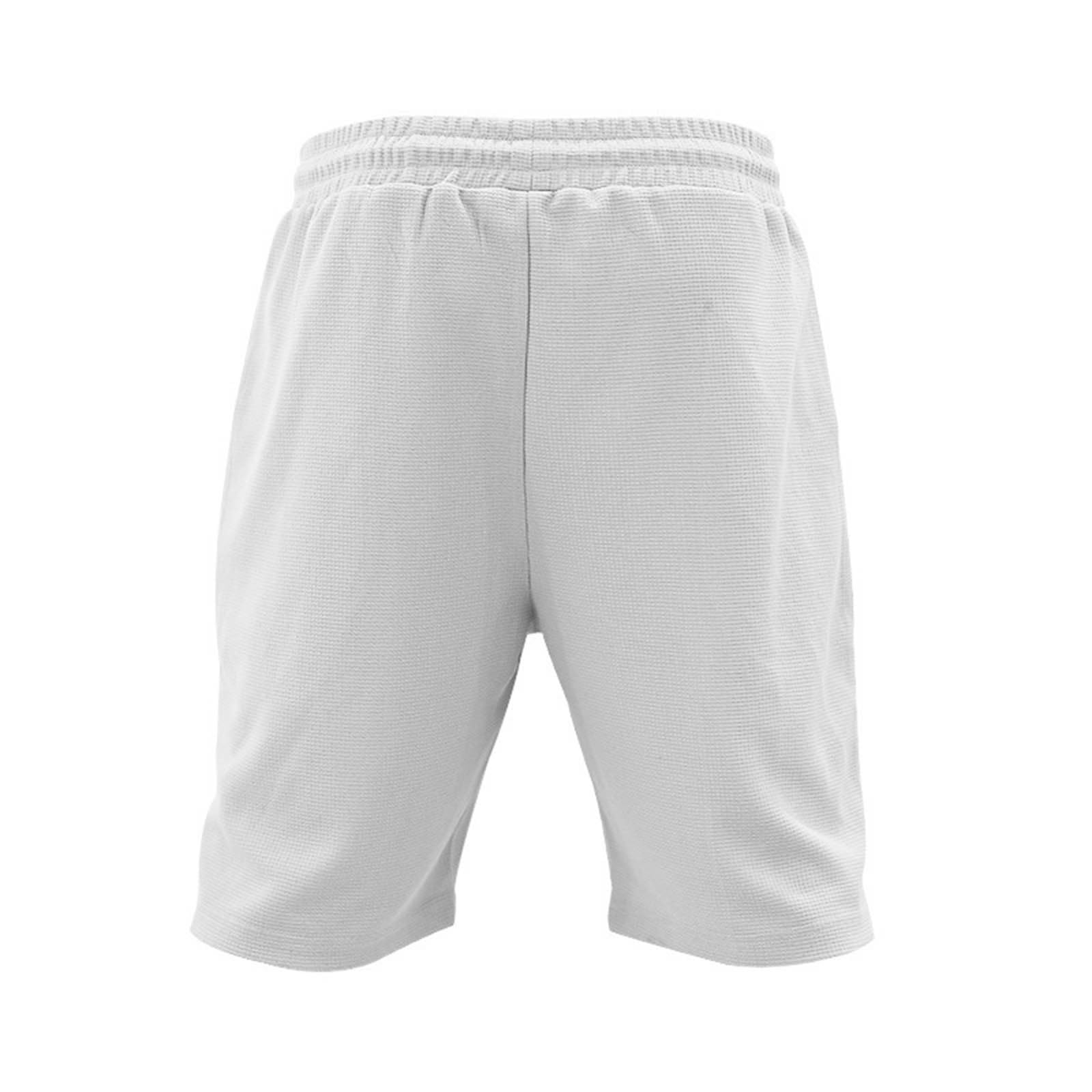 Men's Waffle Knit Henley Shirt & Shorts Set - 2 Piece Summer Outfit for Sports, Beach & Casual Wear with Pockets | Breathable Comfort for Gym, Vacation & Everyday Use