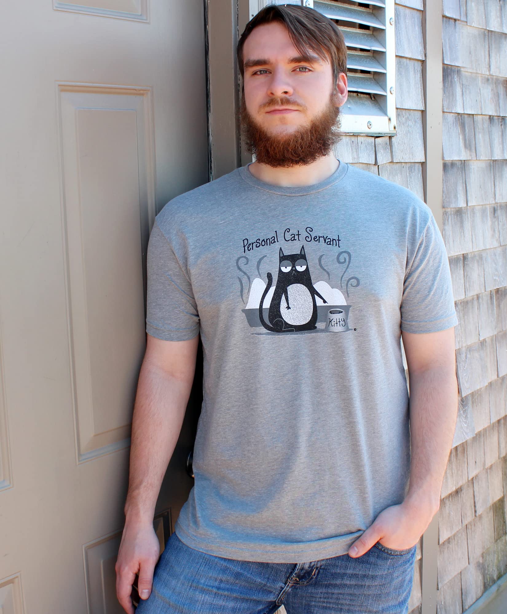 Funny Cat Lover T-Shirt for Men & Women - Perfect Gift for Cat Dad & Mom - Cute & Comfortable Cat Owner Shirt for Casual Wear, Gifts & Cat-Themed Events