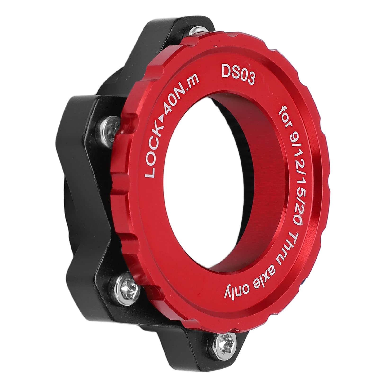 Shanrya Disc Brake Centerlock Adapter - Anti-Deformation 6-Bolt to Centerlock Conversion Kit, Durable Wear-Resistant Lockring for Mountain Bikes - Perfect for MTB Upgrades and Bike Maintenance