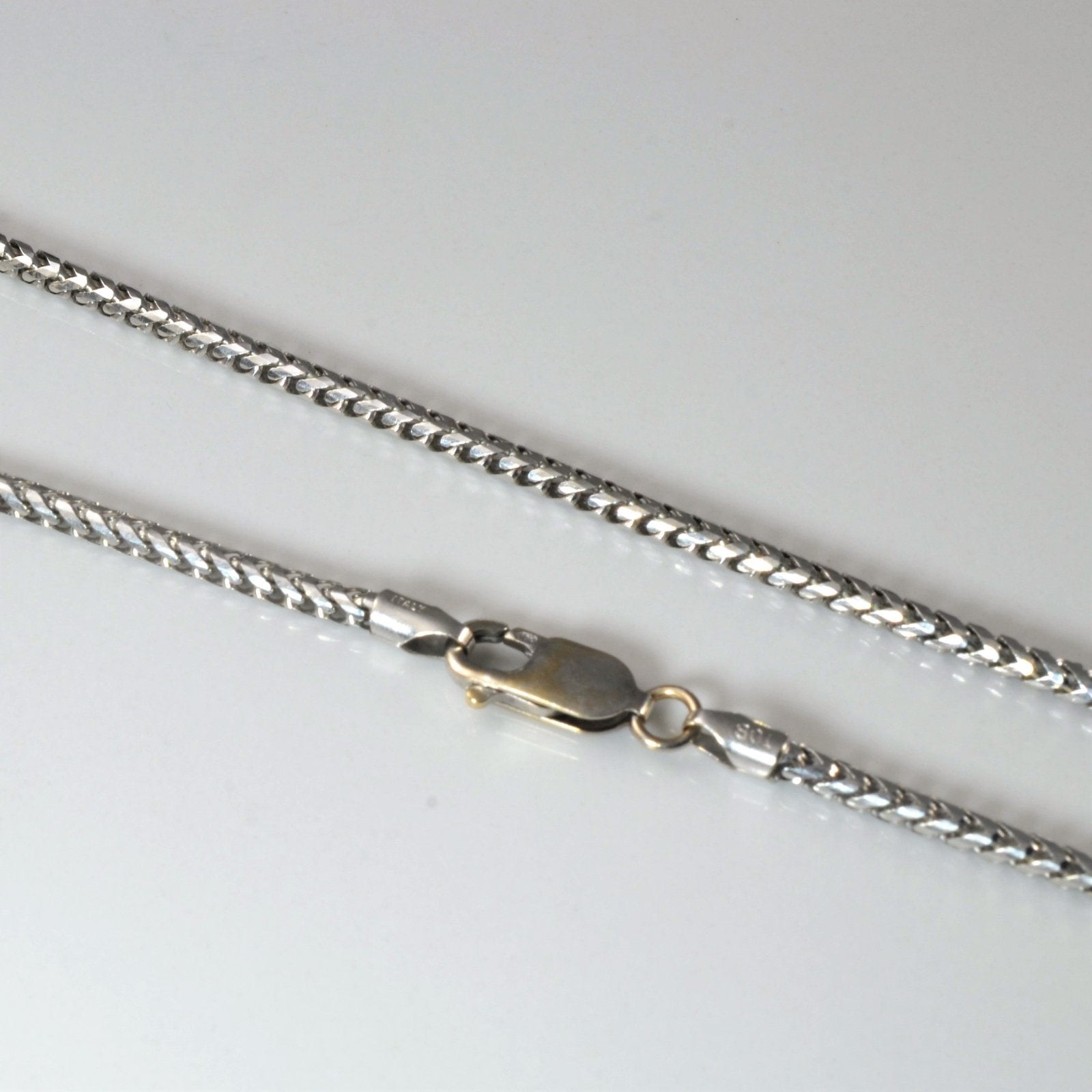 10K White Gold Wheat Chain Necklace - 26 Inch Rounded Link for Women - Perfect for Layering, Everyday Wear & Special Occasions