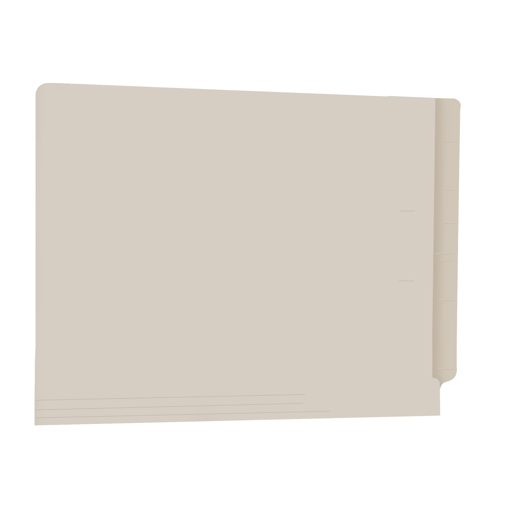 40-Pack Heavy Duty Classification File Folders - Reinforced End Tabs & 2