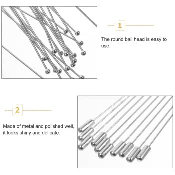 20pcs 90MM Brooch Pins with Clutches - DIY Jewelry Making Supplies for Boutonnieres, Corsages, and Costume Jewelry - Perfect for Artificial Flowers, Wedding Bouquets, and Suit Accessories