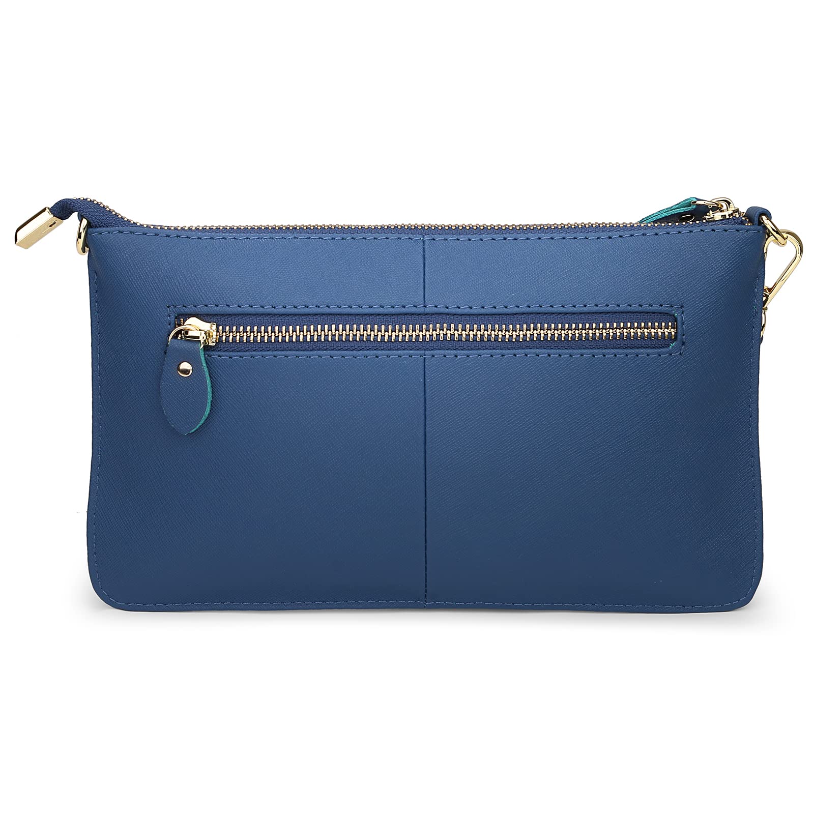 Uromee Genuine Leather Wristlet Wallet Clutch Purse for Women - Crossbody Bag with Detachable Shoulder Chain | Perfect for Parties, Travel & Everyday Use