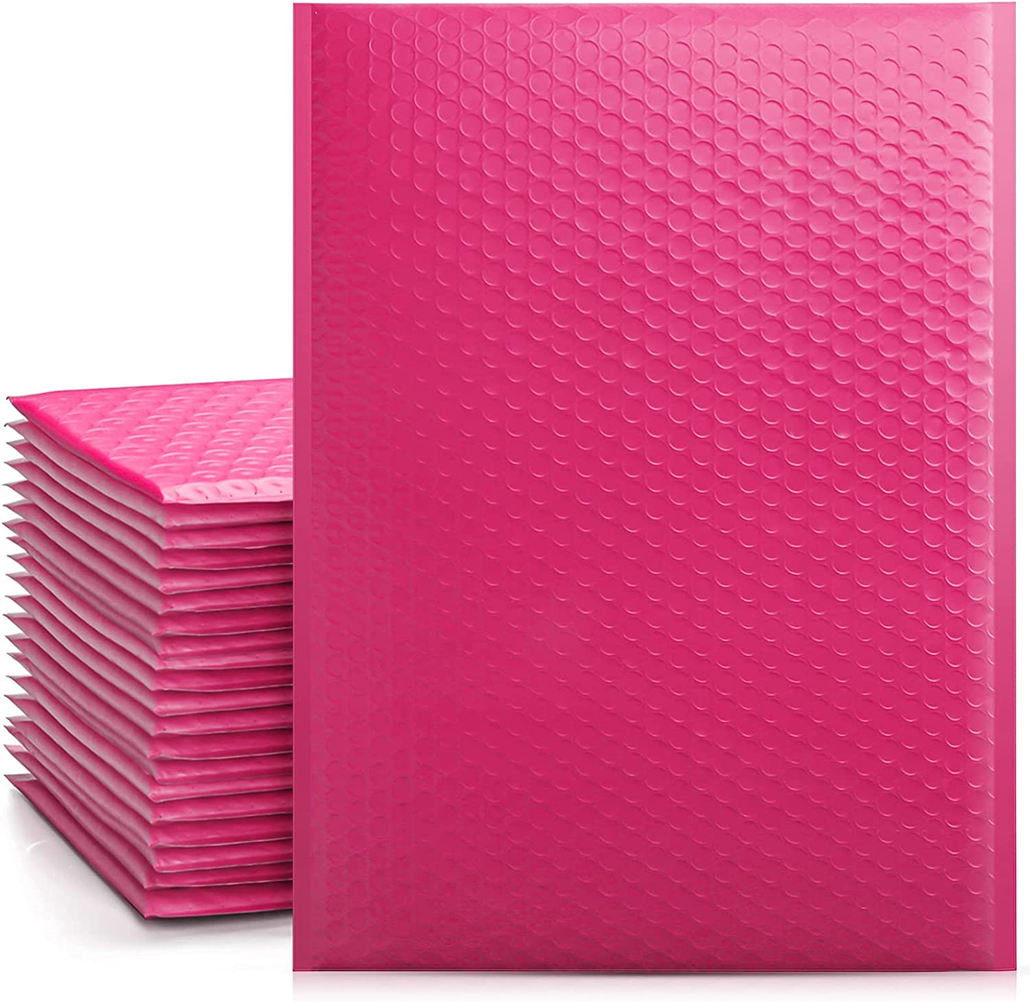 10.5x16 Bubble Mailer Padded Envelope - Hot Pink | Waterproof Shipping Bags for Ecommerce, Small Business & Online Sellers | Perfect for Mailing Jewelry, Books, Documents & Gifts