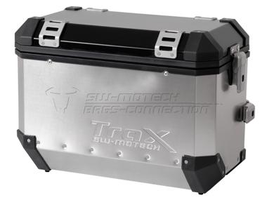 SIDE BOX TRAX ION SIL 37L Right - Durable Waterproof Storage Box for Outdoor Camping, Hiking, and Travel Gear Organization