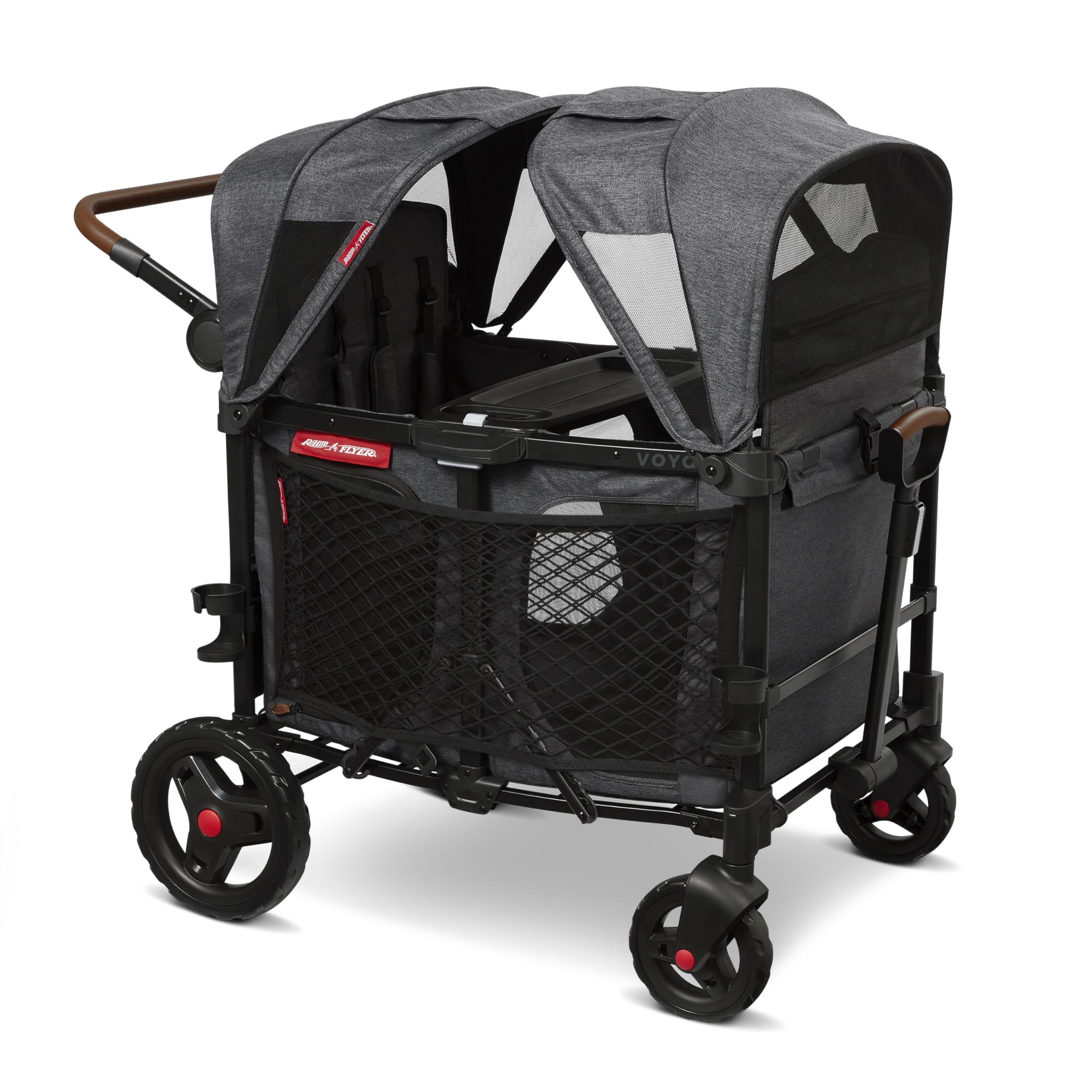 Radio Flyer Voya Stroller Wagon Cargo Net - Secure Storage Accessory for 4-Seater High Sides Stroller Wagon - Perfect for Beach Trips, Picnics & Family Outings