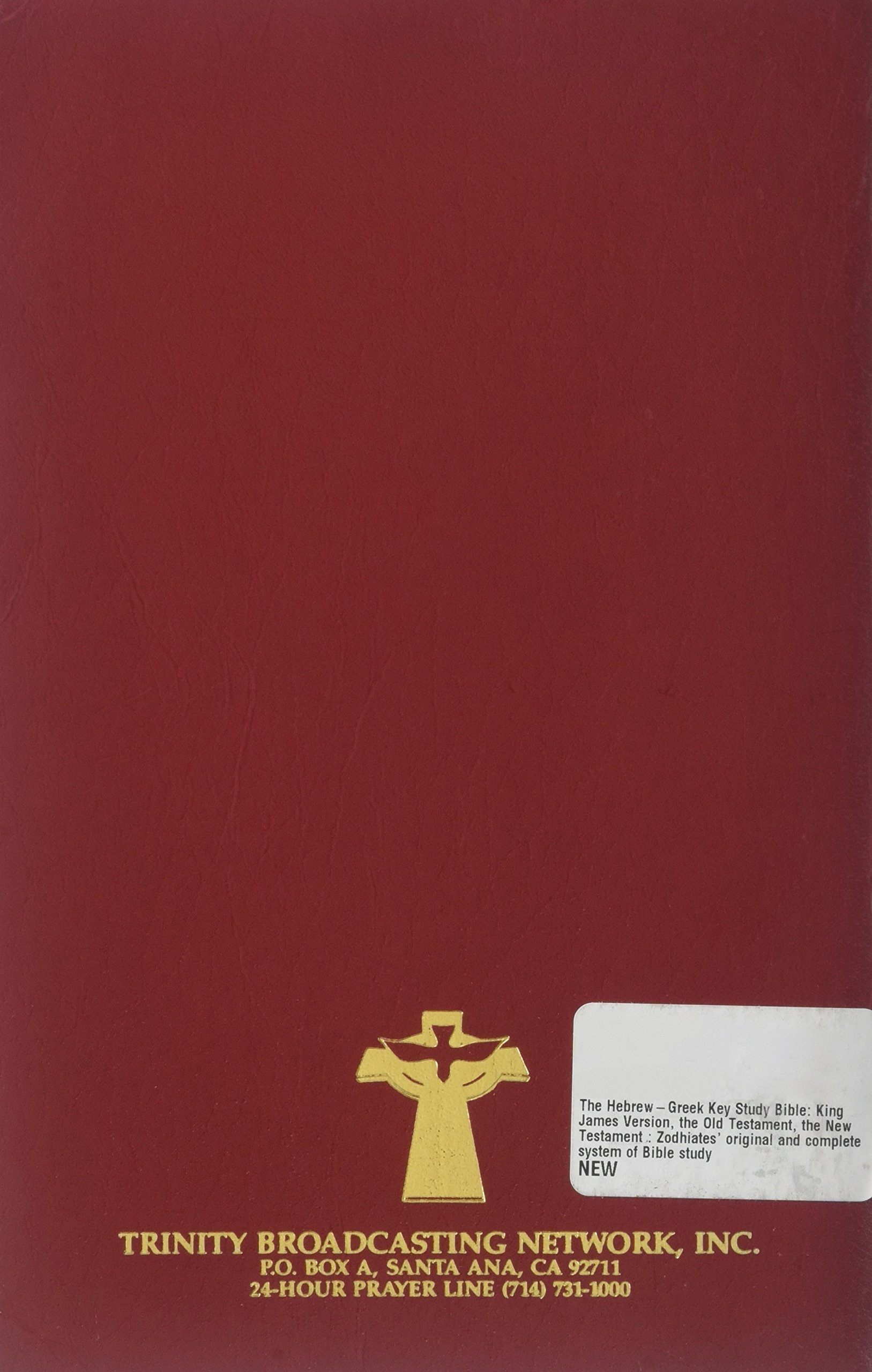 Hebrew-Greek Key Study Bible KJV - Old & New Testament with Zodhiates' Complete Bible Study System | Perfect for Biblical Research, Sermon Preparation & Personal Devotion