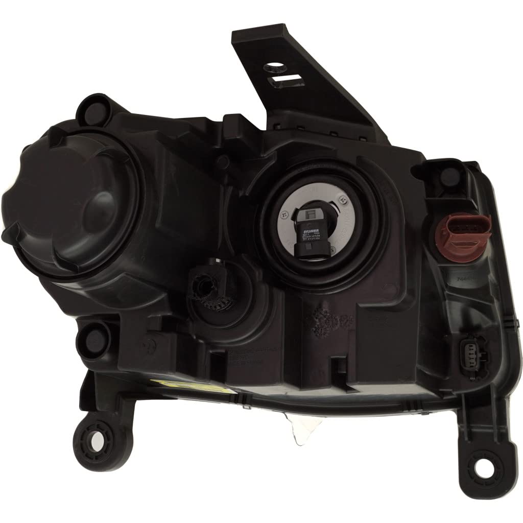 Jeep Grand Cherokee Headlight Assembly 2014-2016 Driver Side STD Type Black - CH2502308 | 68236109AE - Perfect for Night Driving & Off-Road Adventures