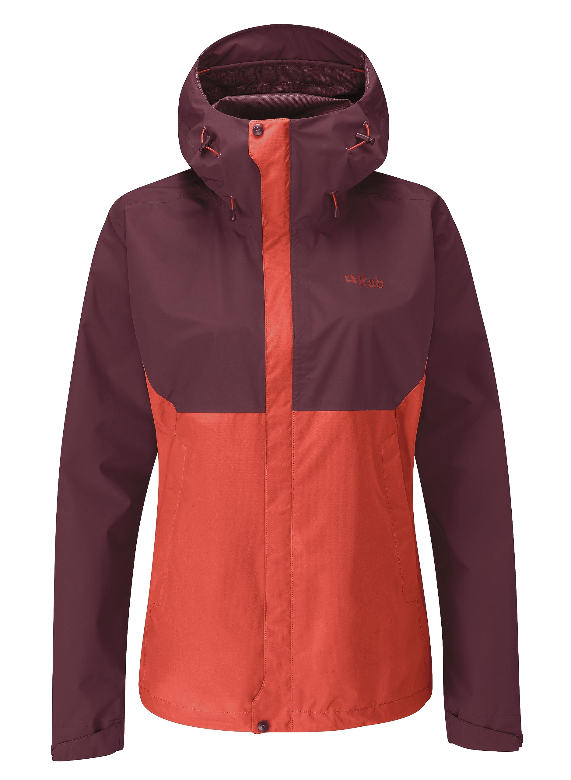 Rab Women's Downpour Eco Waterproof Breathable Jacket - Lightweight Raincoat for Hiking, Climbing & Outdoor Adventures | All-Weather Protection for Trail Running, Camping & Travel
