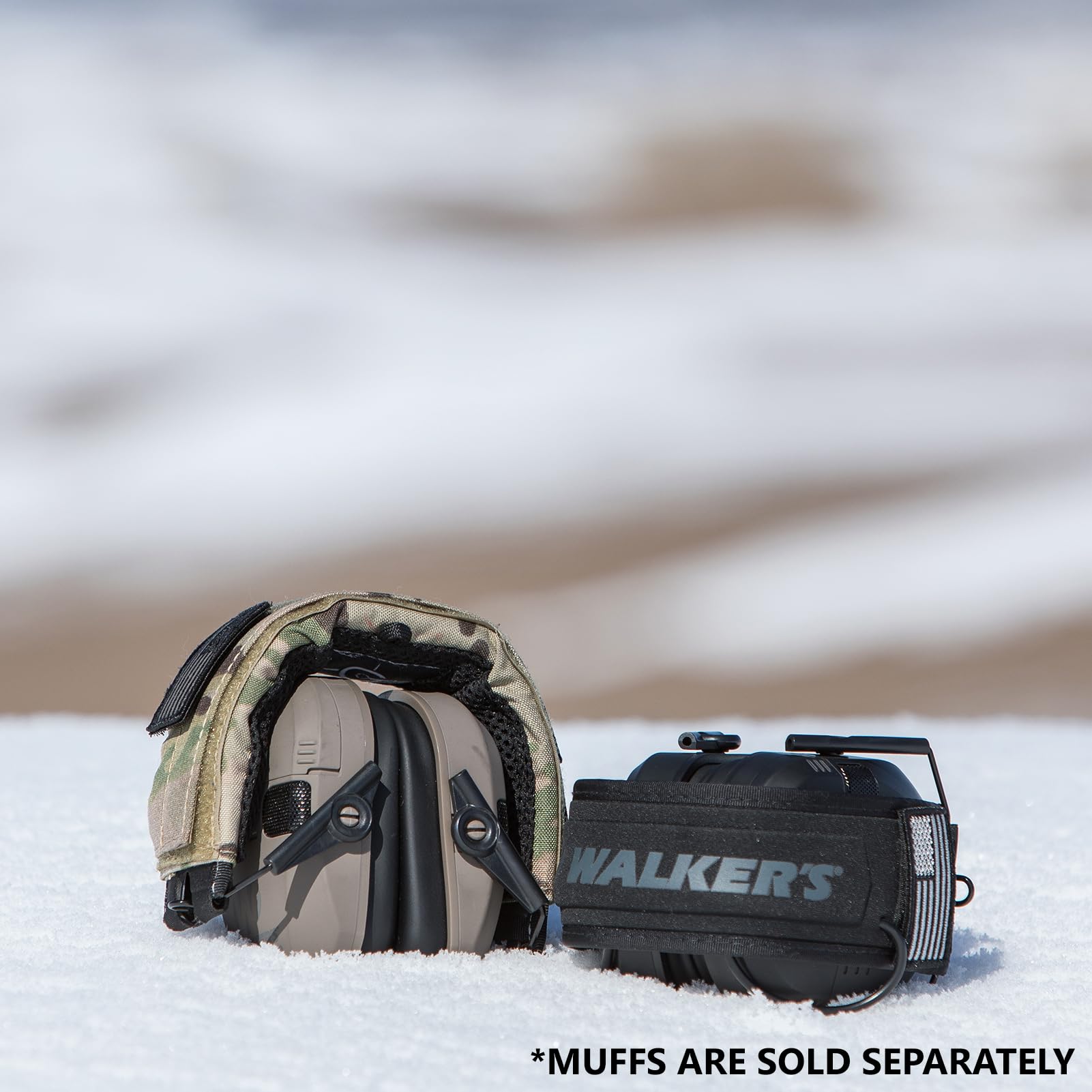 Walker's Universal Shooting Earmuff Headband Wrap - Breathable Hearing Protection Cover with Hook & Loop Closure for Range Shooting, Hunting & Outdoor Sports