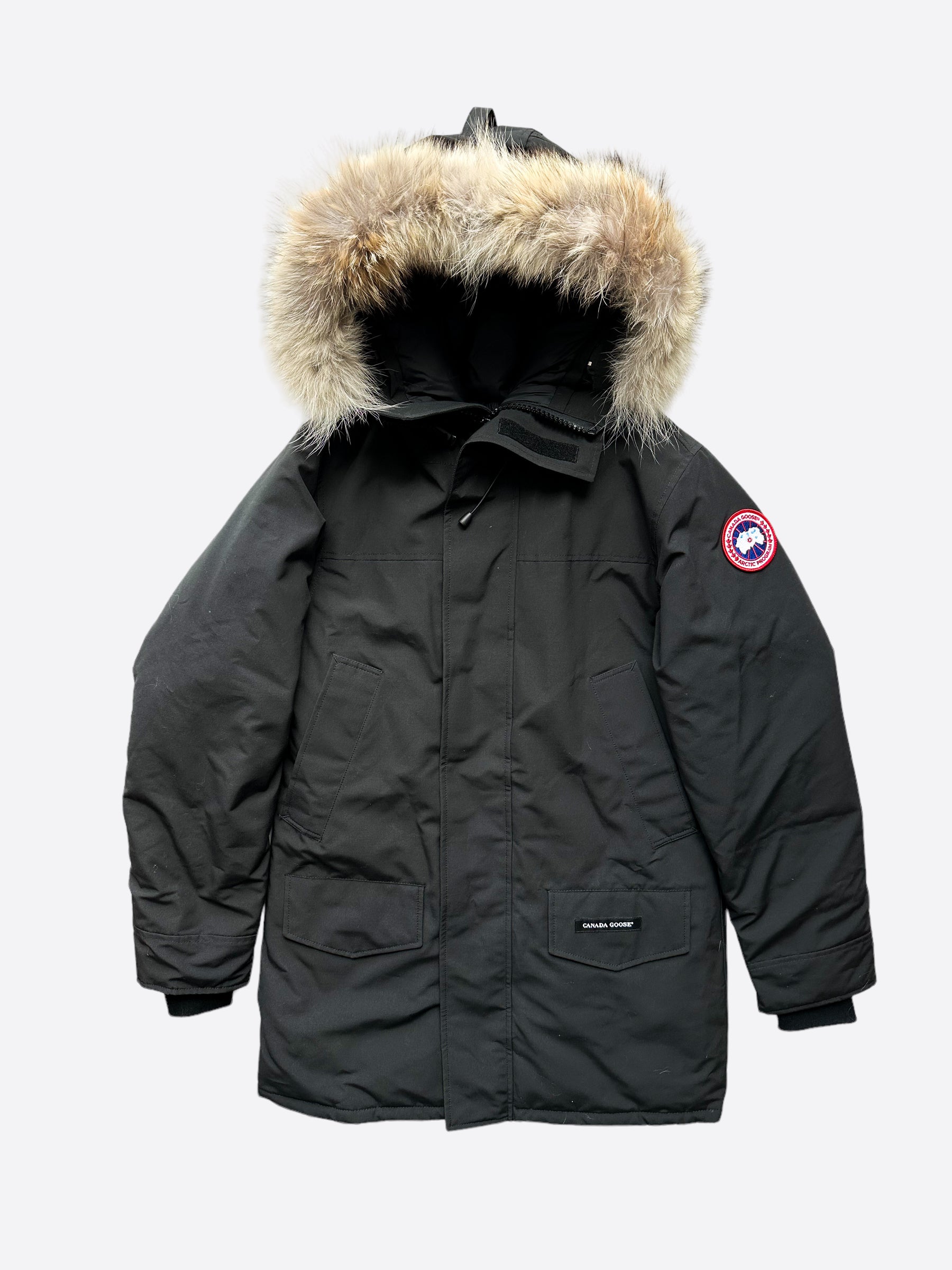 Canada Goose Black Langford Men's Parka - Premium Winter Jacket for Extreme Cold Weather | Waterproof & Windproof Down Coat for Outdoor Activities, Skiing & Urban Fashion