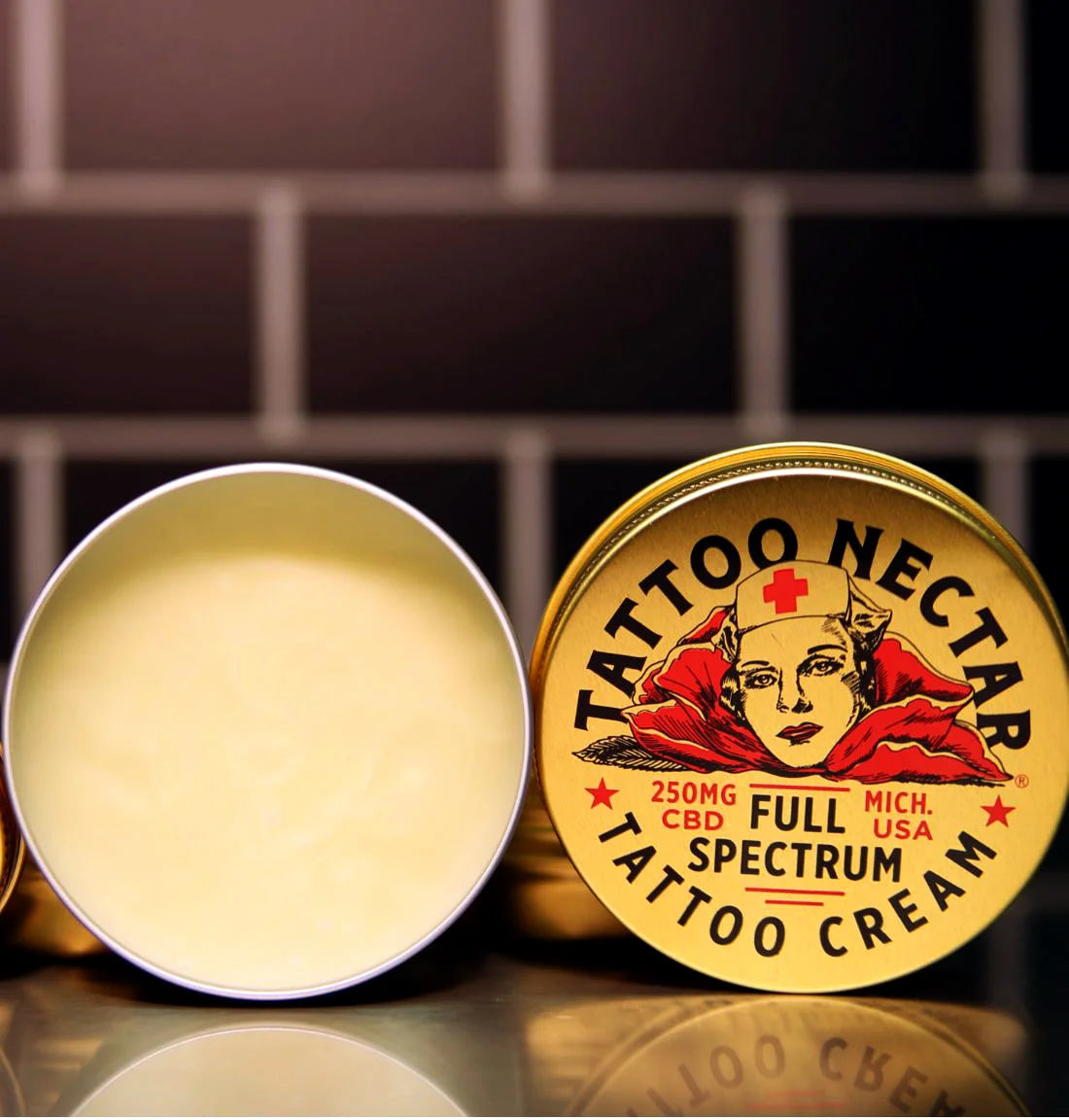 Tattoo Nectar Full Spectrum CBD Tattoo Cream - Soothing & Healing Tattoo Aftercare for Pain Relief & Skin Recovery | Perfect for New Tattoos & Tattoo Touch-Ups