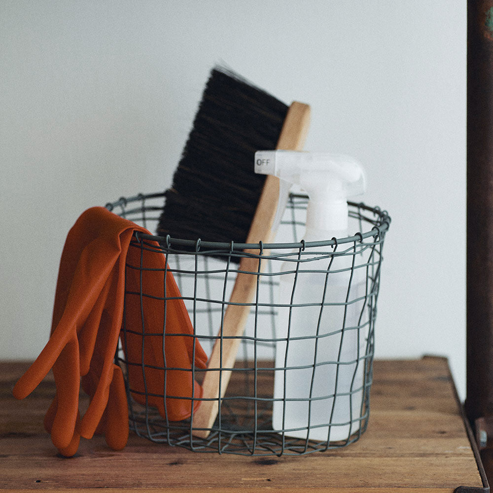 Premium Malleable Iron Wire Storage Basket - Versatile Organizer for Home, Office & Kitchen | Perfect for Shelving, Pantry & Closet Organization