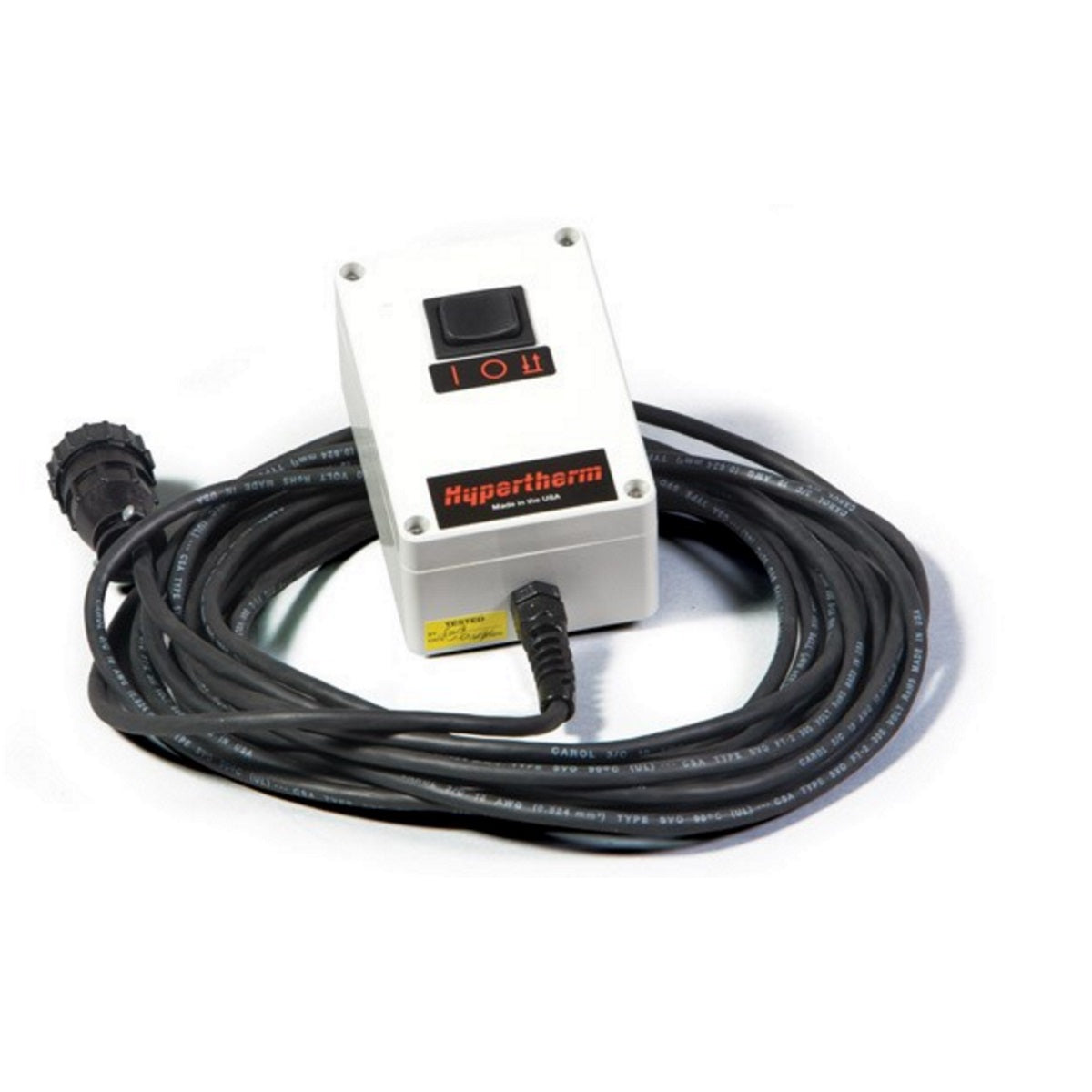 Hypertherm 50Ft Remote Trigger On/Off Pendant (128651) - Wireless Control for Plasma Cutters - Perfect for Industrial Metal Fabrication & Workshop Use