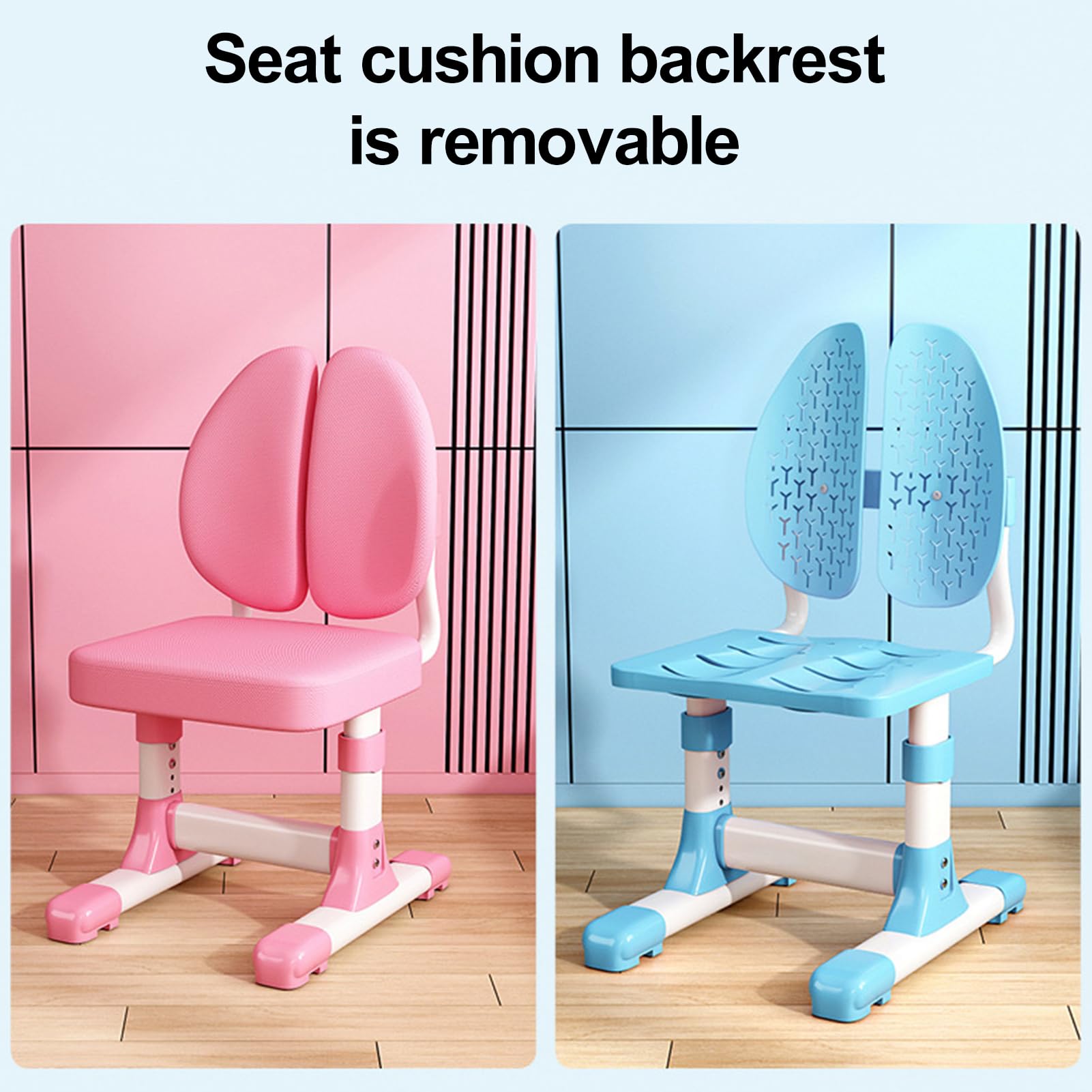 2024 Upgraded Kids Desk and Chair Set with Cartoon Pattern, Height Adjustable Children's Study Table - Ergonomic Writing Desk with Tilt Book Stand & Storage Drawer, Perfect Birthday Gift for Boys & Girls | Ideal for Homeschooling, Online Learning & Bedroom Study Space