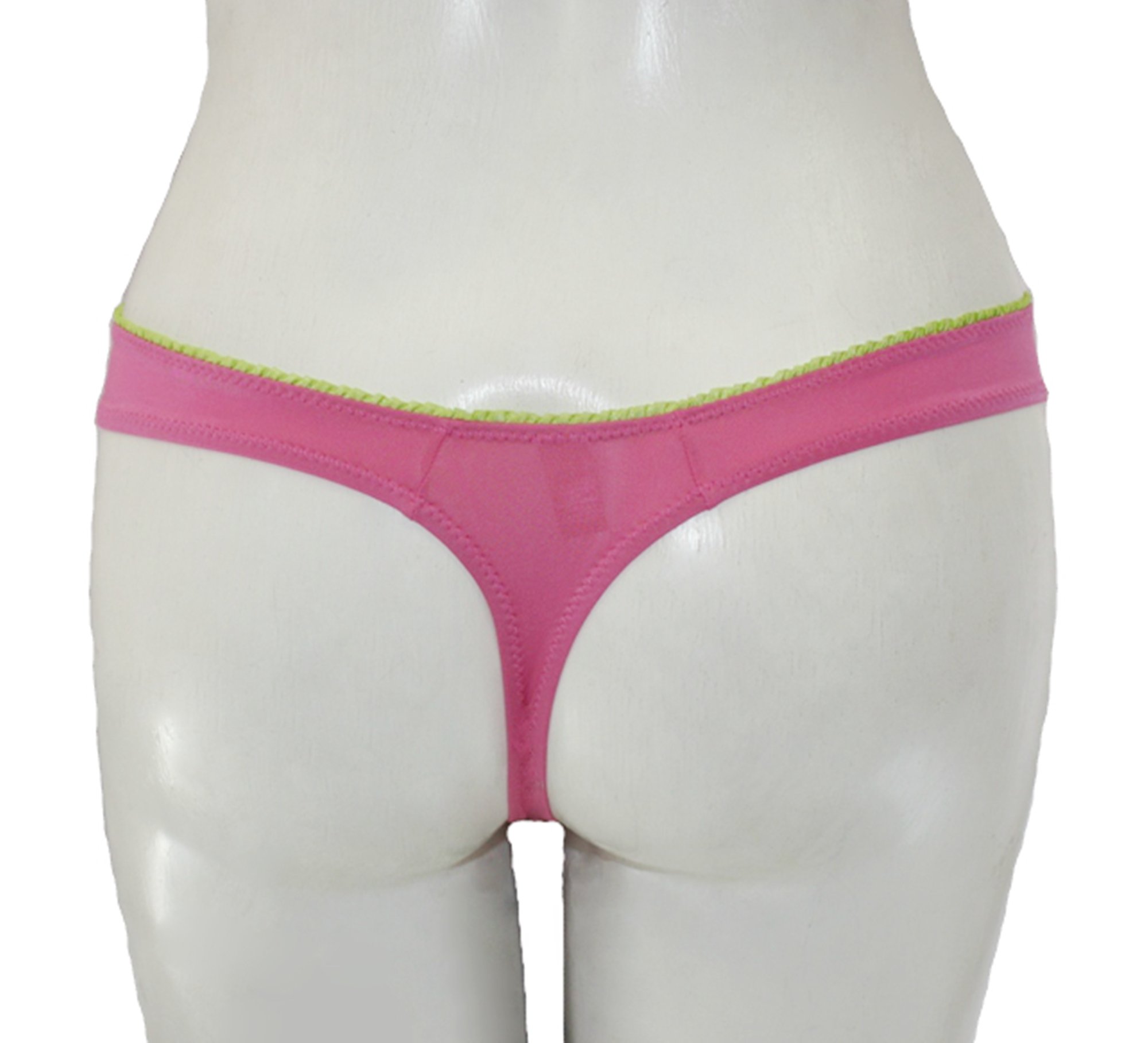 Women's Soft Pink Microfiber Thong Underwear - Breathable & Comfortable Panties for Everyday Wear, Yoga & Workout