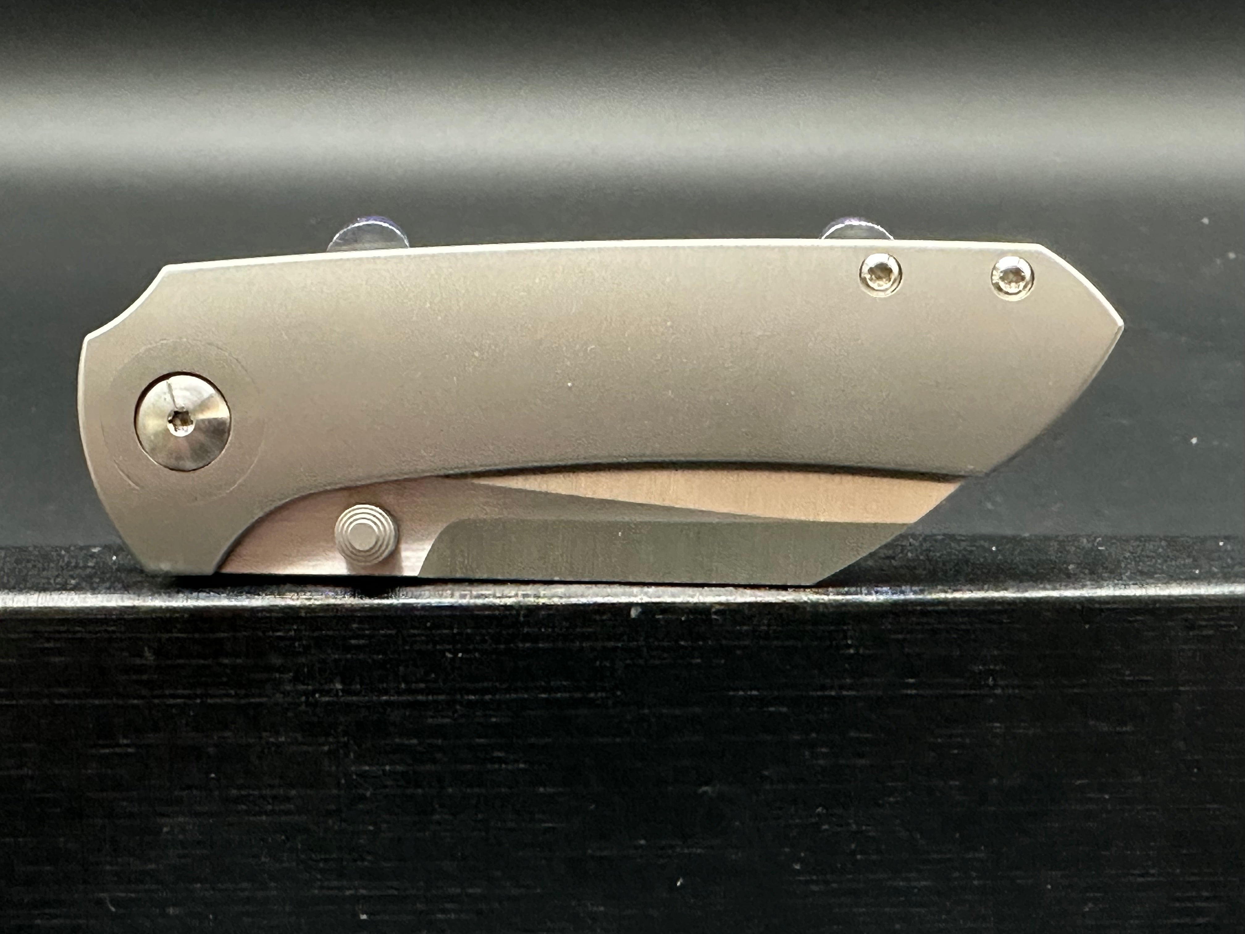 Christensen CK Knifeworks Maverick Titanium Folding Pocket Knife - Premium EDC Tool for Outdoor, Camping & Everyday Carry