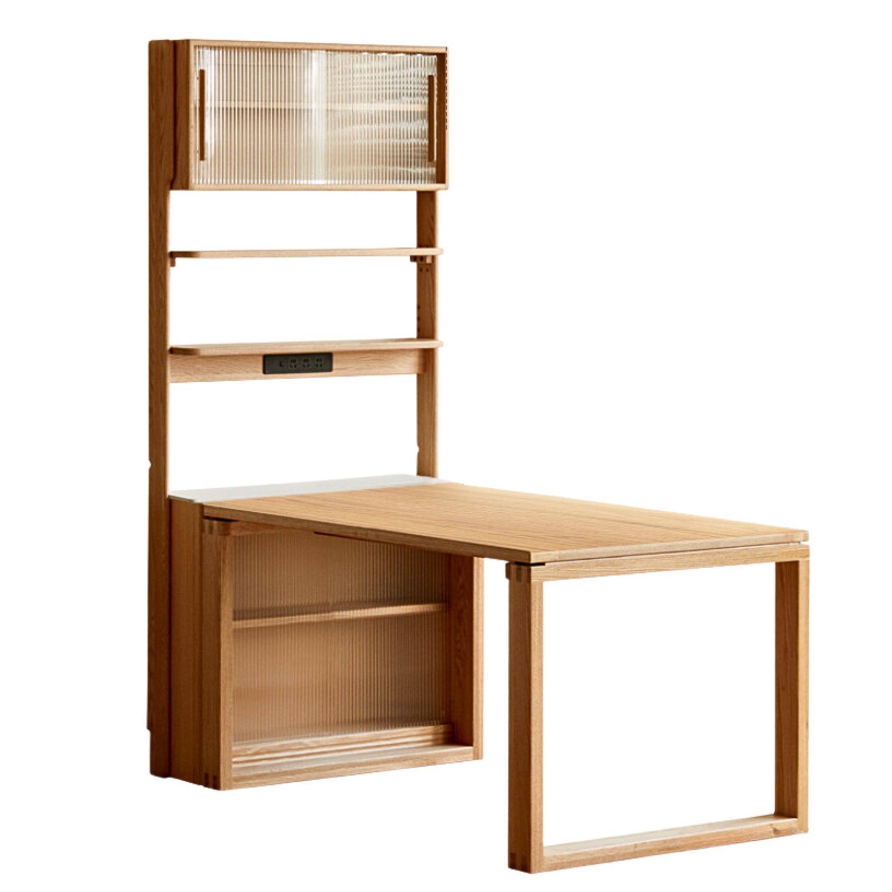 55.1х33.5х29.5 inch / 140х85х75 cm / Natural wood color/ dining table + sideboard