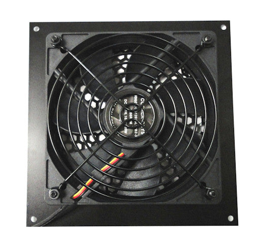 Coolerguys PRO Metal Series Single 120mm PC Case Cooling Fan Kit - Cabcool1201 M - High Performance Computer Cooling System for Gaming Rigs & Workstations