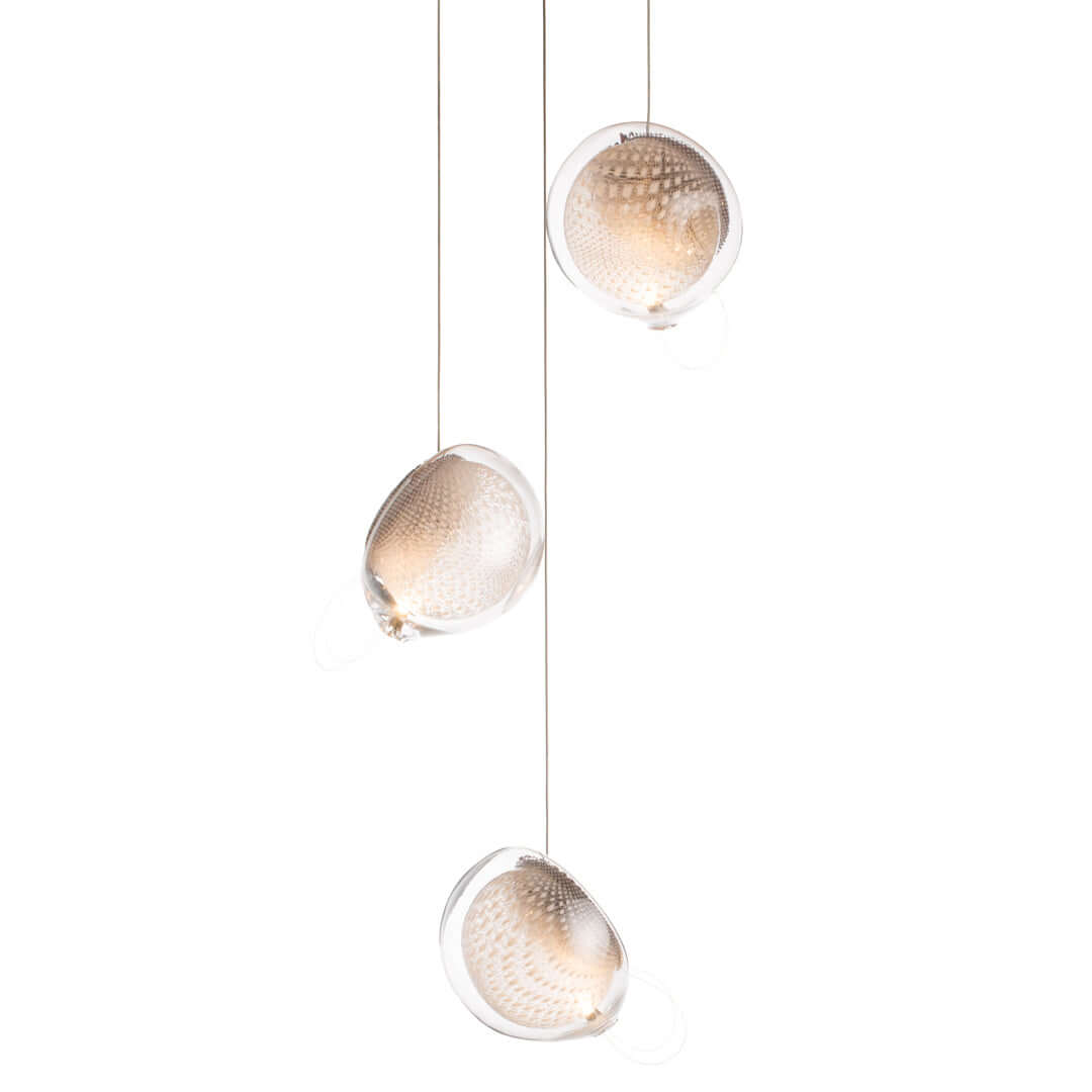 Modern Art Net Pendant Light - Handwoven Rattan Chandelier for Dining Room, Bedroom & Boho Home Decor | Perfect for Farmhouse, Living Room & Kitchen Lighting