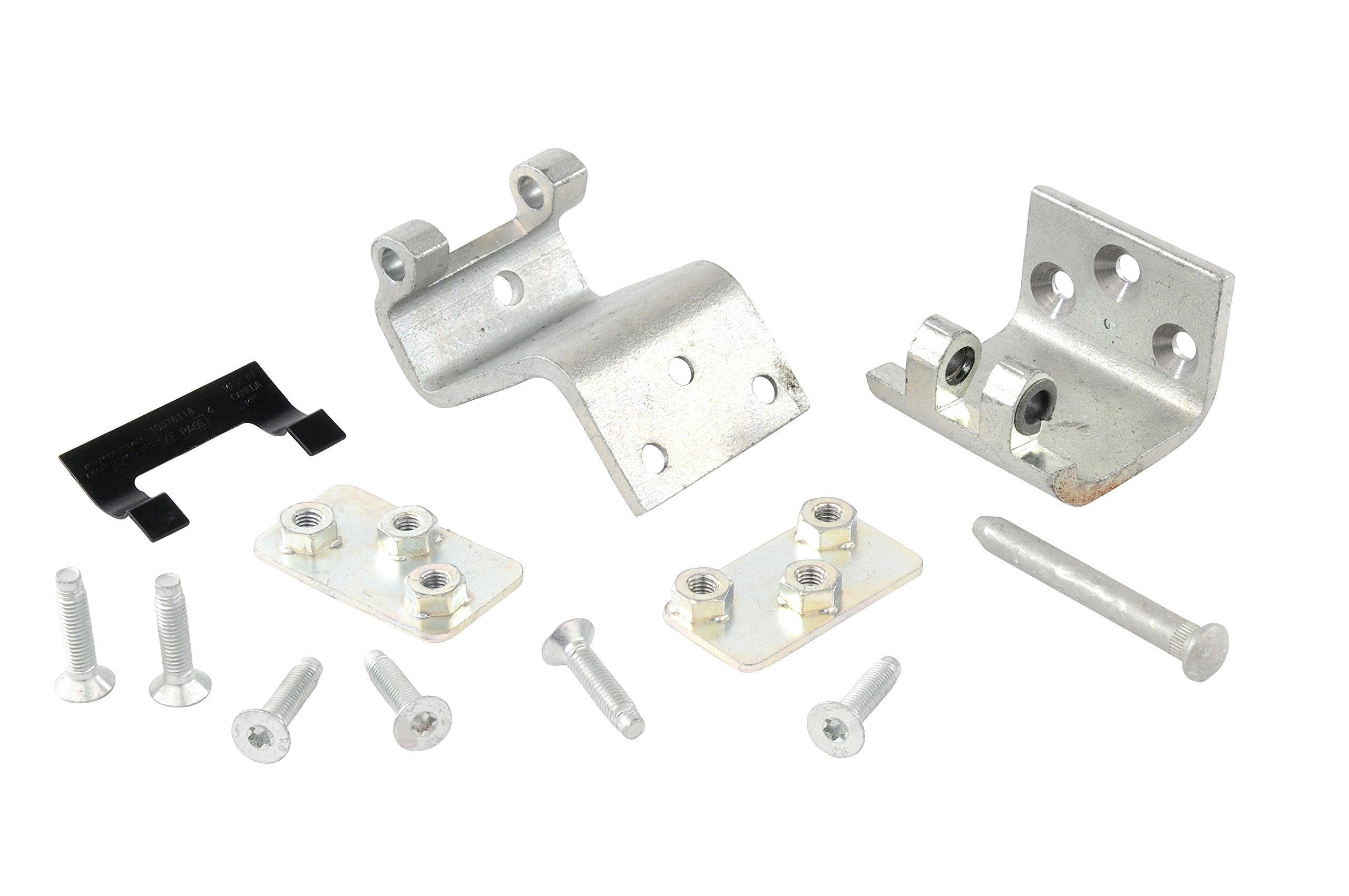 Genuine GM 19257341 Rear Upper Door Hinge Kit - Includes Hinges, Backing Plates, Pin, Stop & Bolts | Perfect for GM Vehicle Door Repairs & Maintenance