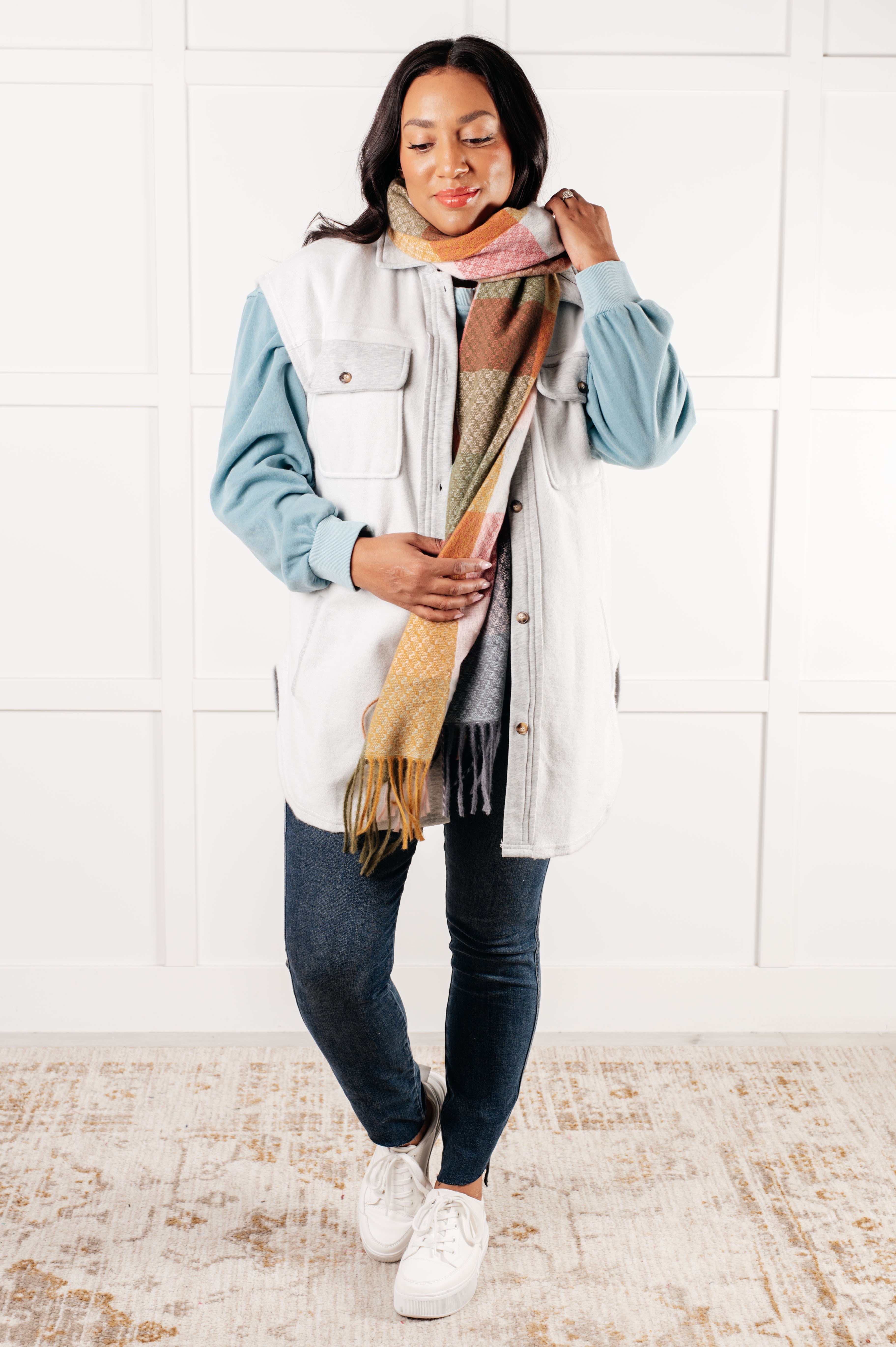 Stylish Sleeveless Shacket for Women - Lightweight Summer Jacket with Pockets | Perfect for Casual Outings, Beach Cover-Up & Layering