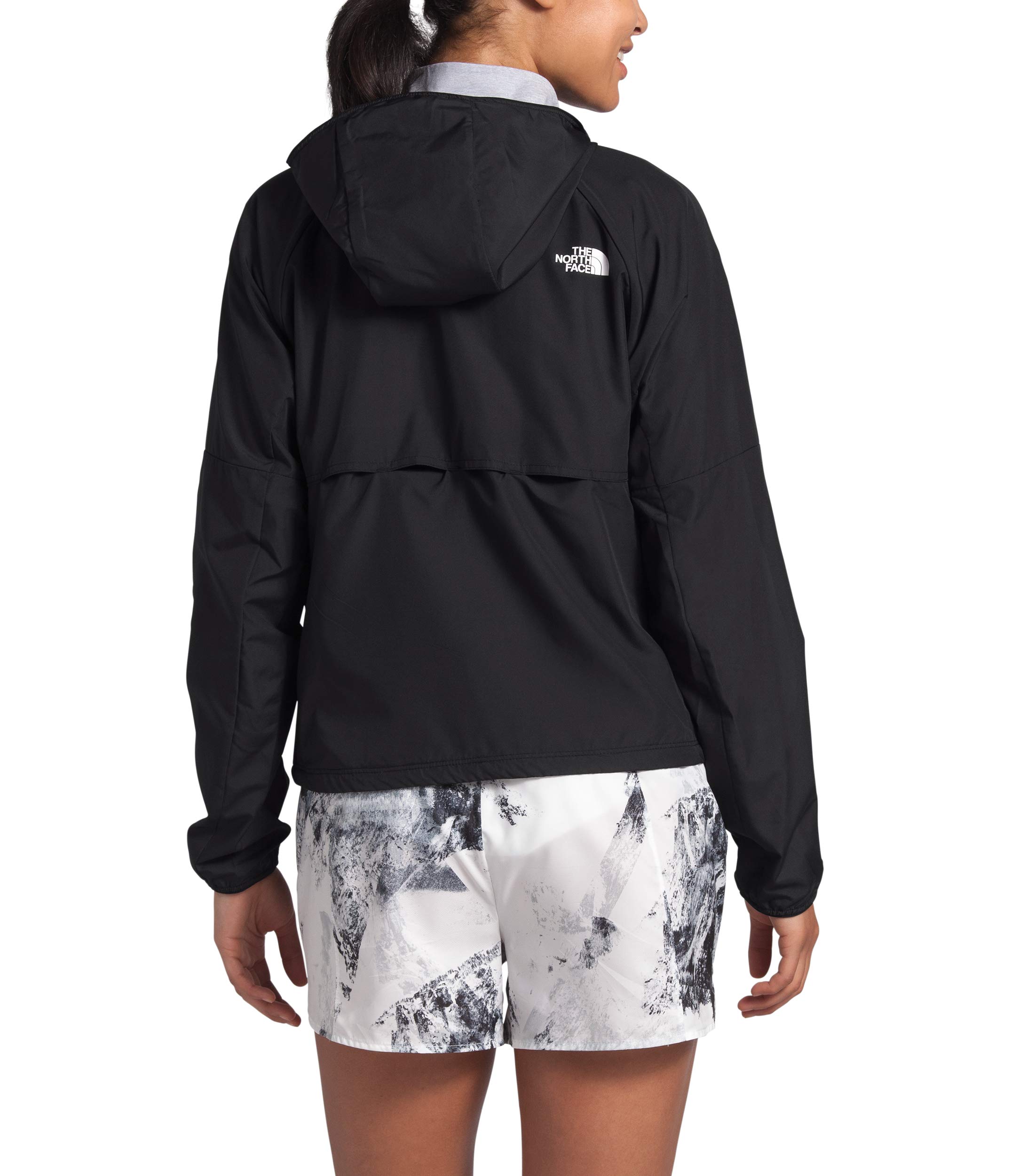 The North Face Flyweight Hoodie - Lightweight & Breathable Men's Running Jacket (Black, Small) - Perfect for Hiking, Jogging & Outdoor Adventures