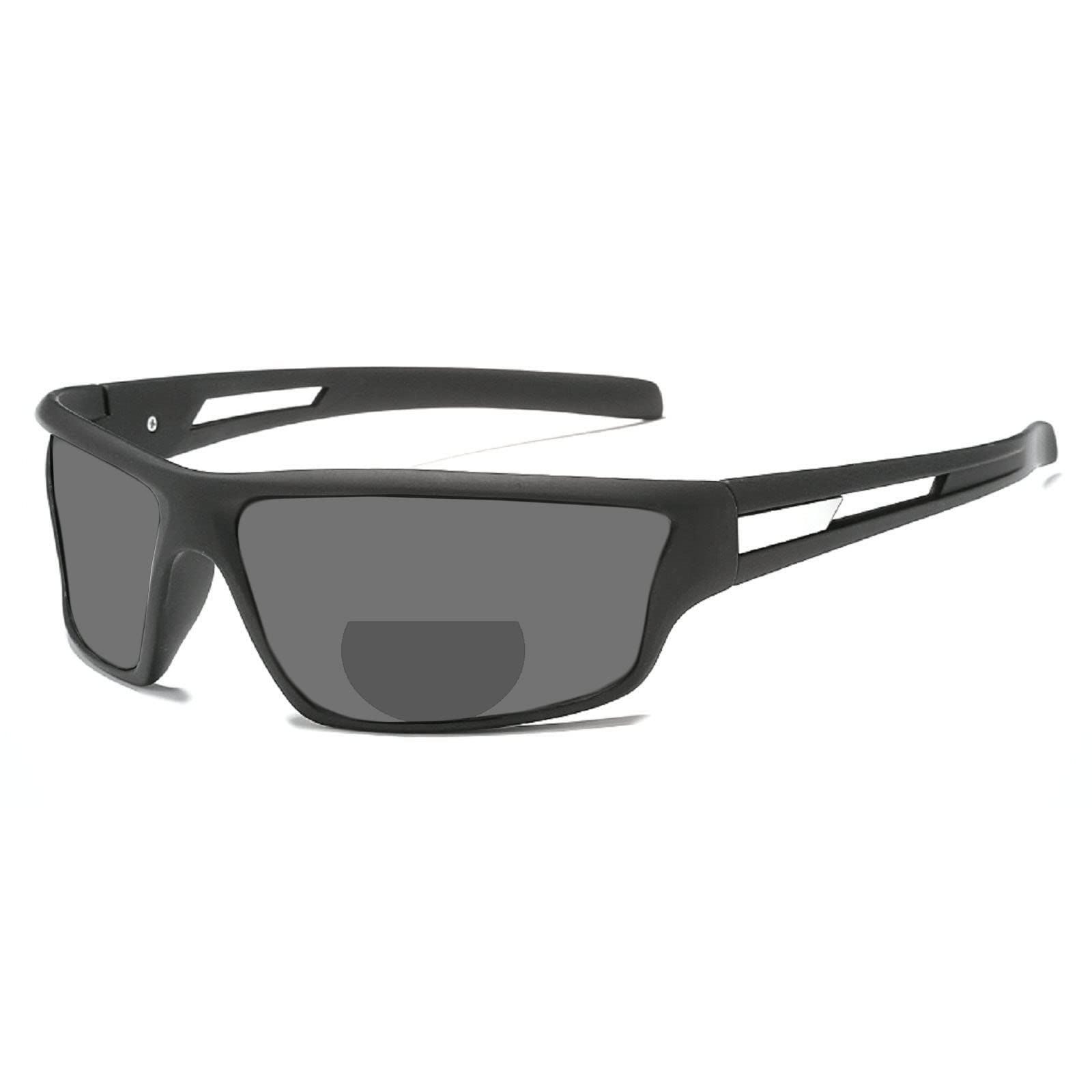 Photochromic Bifocal Reading Glasses for Men - Sports Style Transition Sunglasses for Outdoor Activities