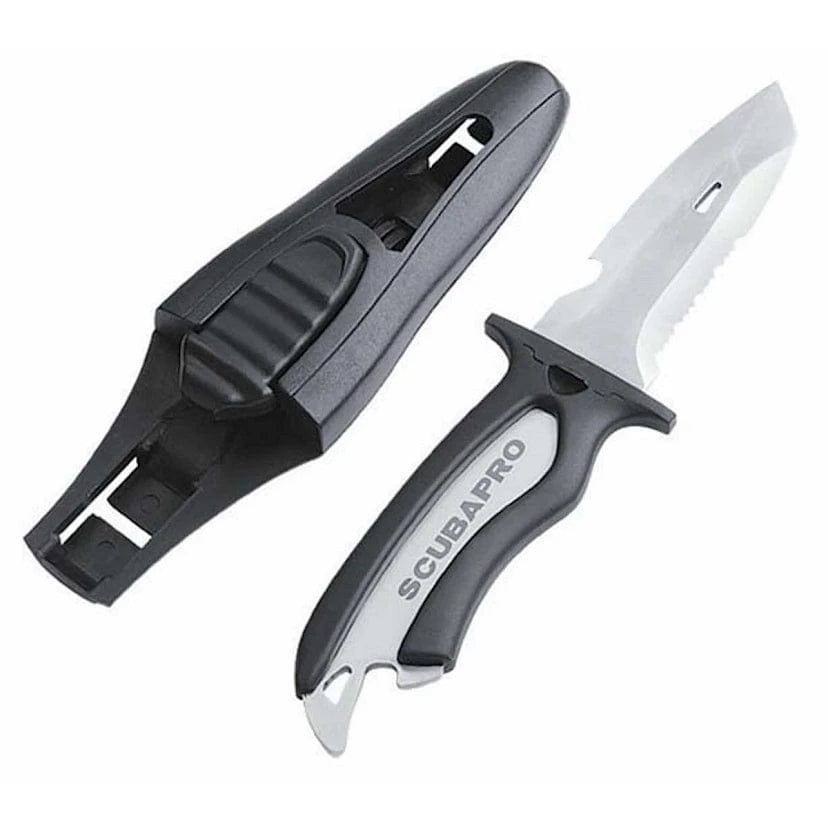 ScubaPro Stainless Steel Dive Knife with 3.5-Inch Blade - Perfect for Underwater Exploration, Spearfishing & Emergency Cutting