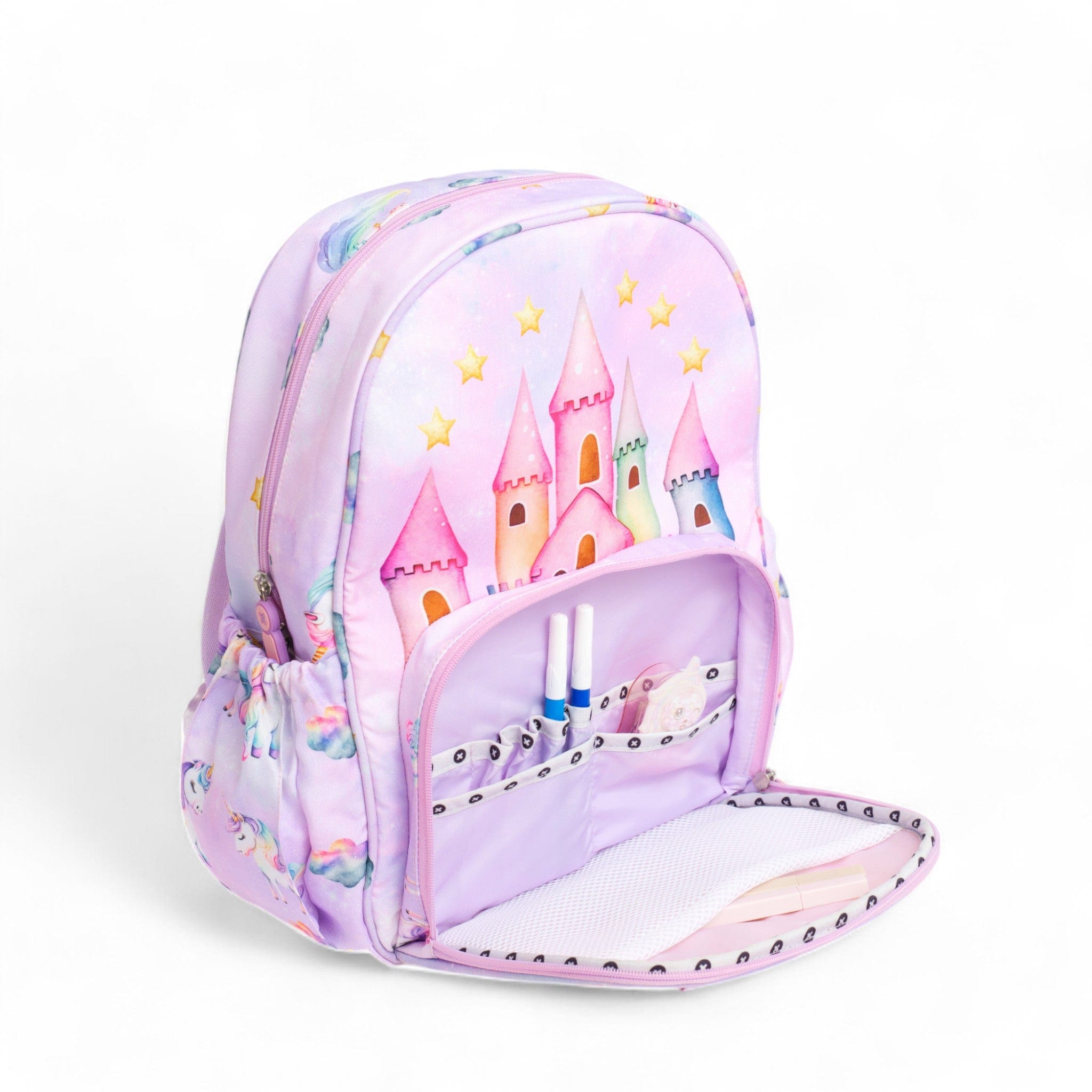 Fairytale Medium Backpack Set for Women & Teens - Cute School Backpack with Pockets, Laptop Compartment - Perfect for College, Travel & Everyday Use