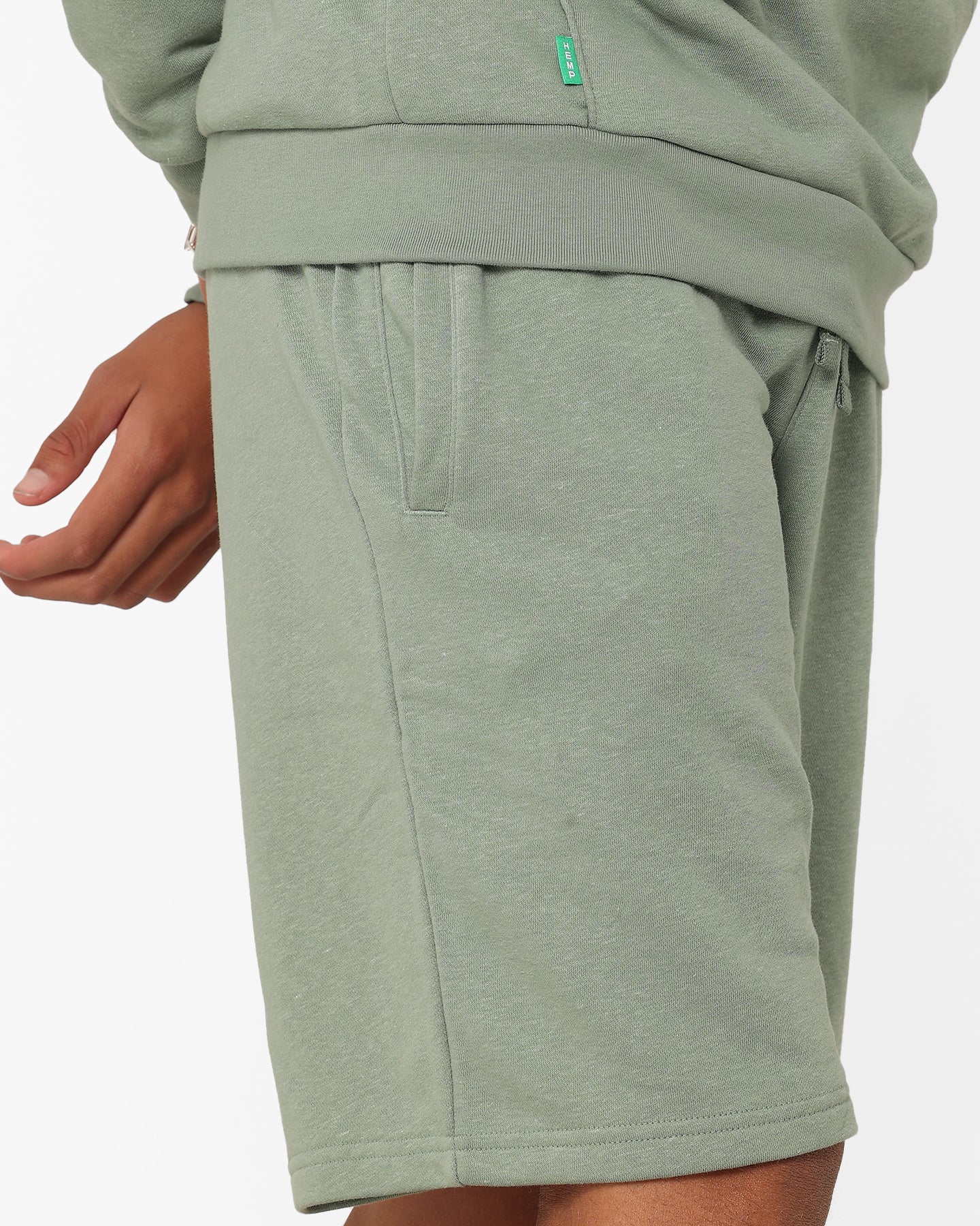 Adidas Essentials+ Hemp Shorts for Men - Breathable Athletic Running Shorts with Pockets, Silver Green - Perfect for Gym, Workout & Casual Wear