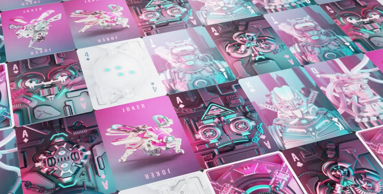 Bicycle Cybershock Playing Cards - Premium Deck for Magic Tricks, Cardistry & Poker Games - Perfect for Professional Magicians, Card Players & Collectors