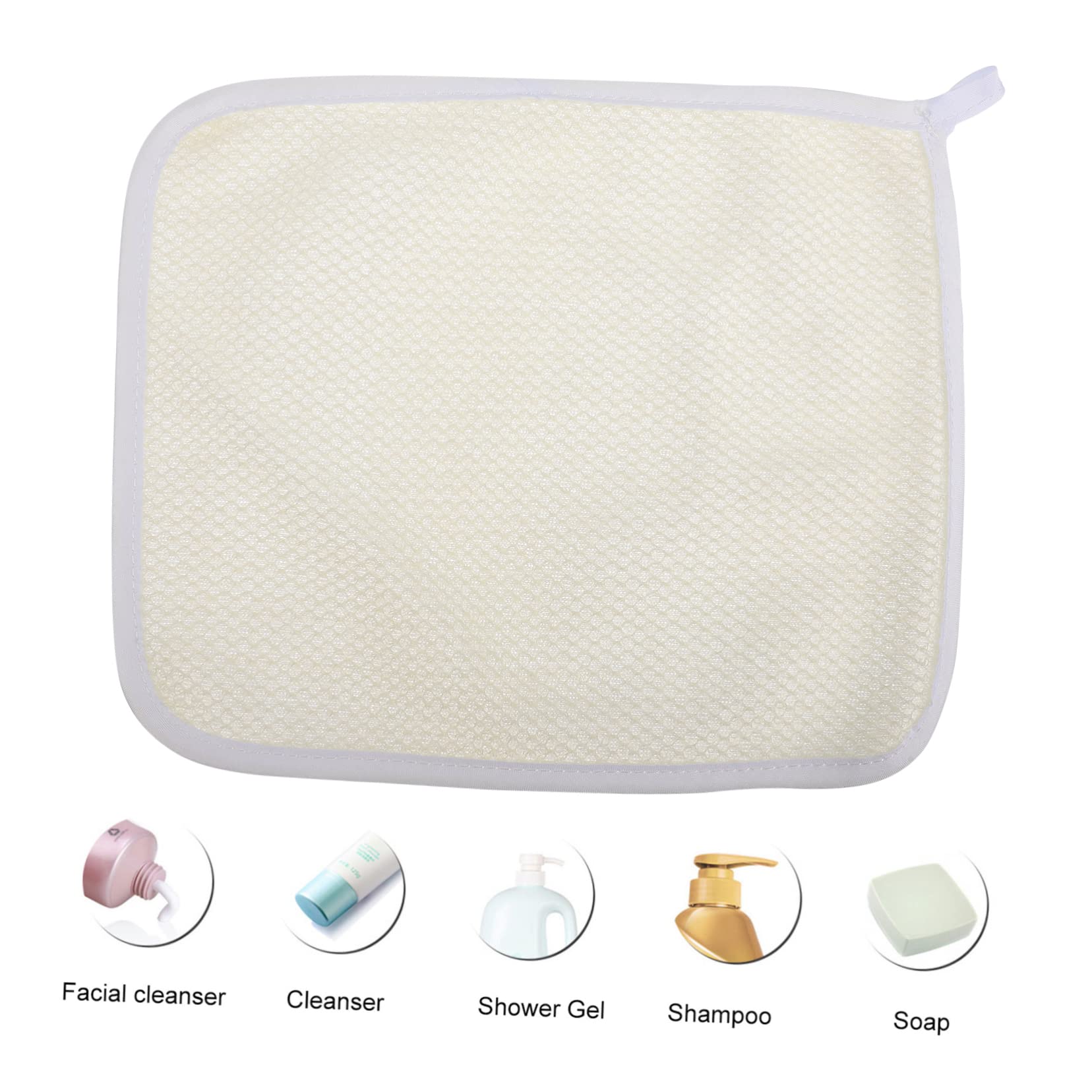Exfoliating Facial & Body Scrub Towels - 6 Pack Soft Bath & Shower Towels 22x26cm for Gentle Skin Cleansing & Dead Cell Removal - Perfect for Spa, Facial & Body Exfoliation at Home