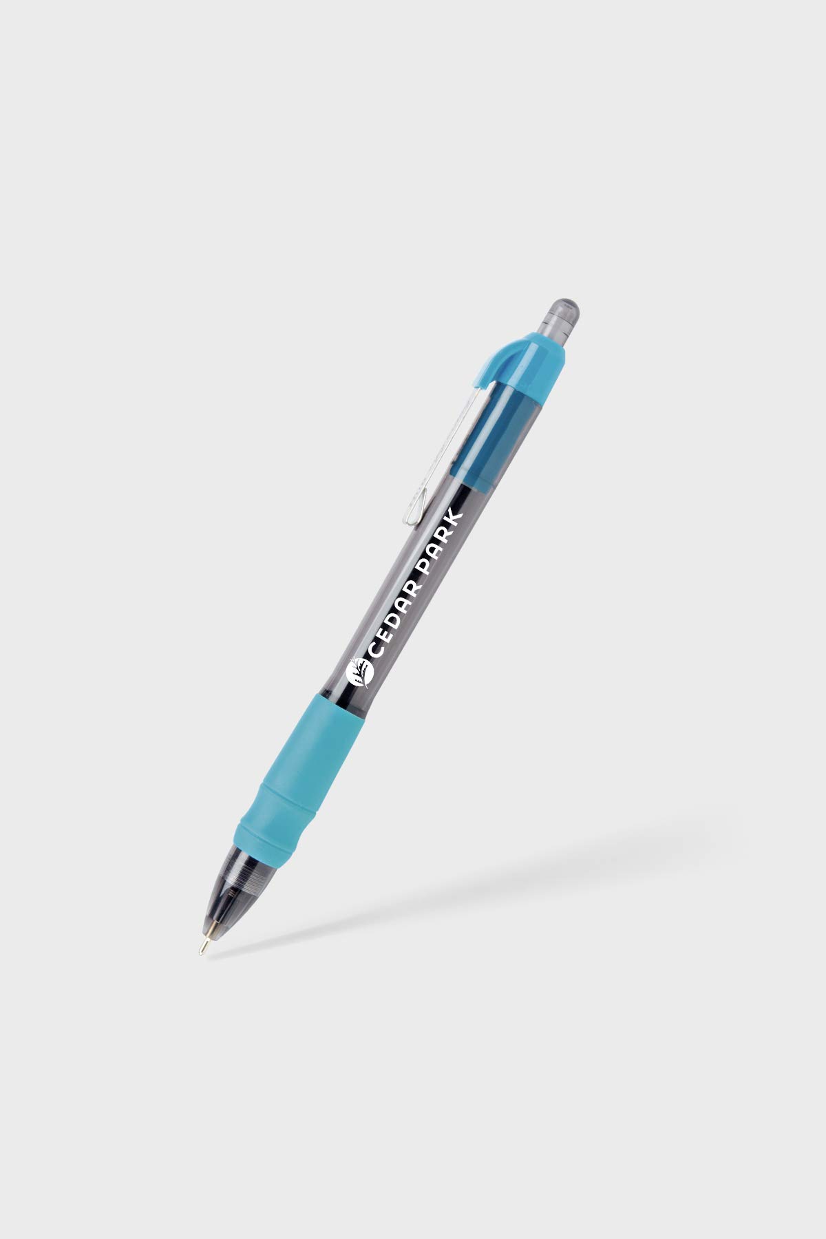 250 Pack Maxglide Click Tropical Promotional Retractable Ballpoint Pens - Bulk Office Supplies - Custom Printed with Your Text - Blue or Black Ink (Light Blue) - Perfect for Corporate Gifts, Trade Shows & Business Events