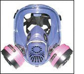 Full Face Respirator Mask with Mold Protection - Reusable Safety Gear for Painting, Woodworking & Chemical Handling