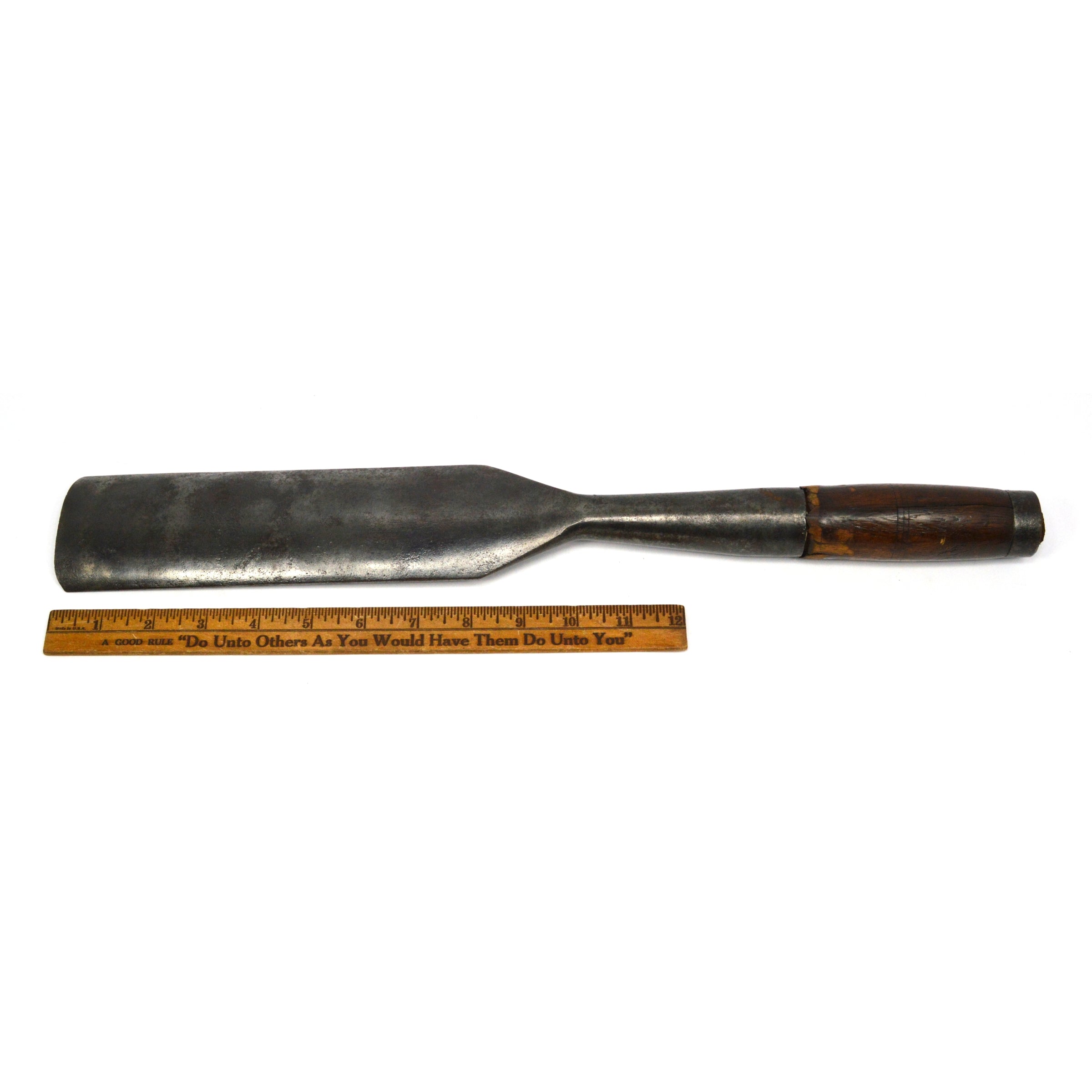 Antique Large Socket Gouge Woodworking Chisel by Underhill - 2 5/8x19 Inch Big Slick - Perfect for Wood Carving, Furniture Making & DIY Wood Projects