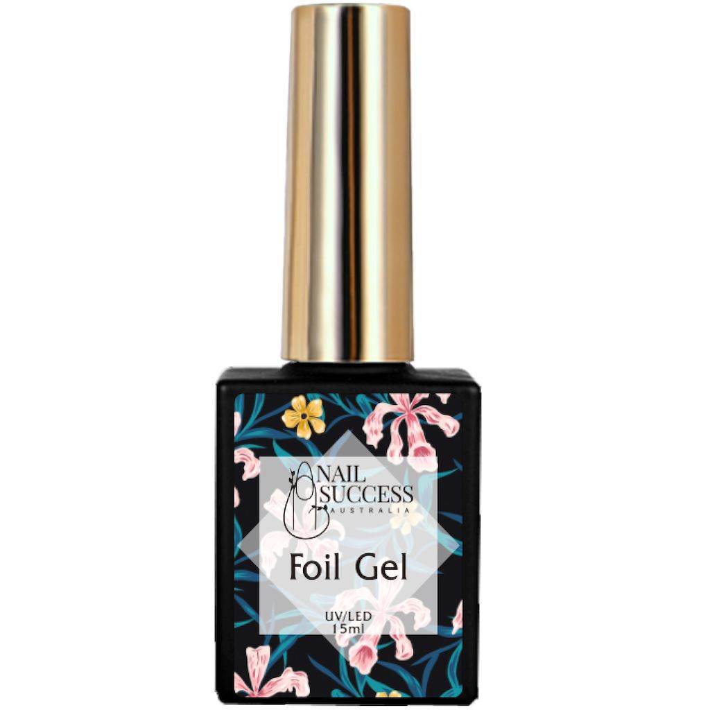 Nail Foil Transfer Gel for Nail Art - Professional Nail Foil Adhesive for Stamping & Decoration - Perfect for DIY Manicures, Salon Use & Nail Design