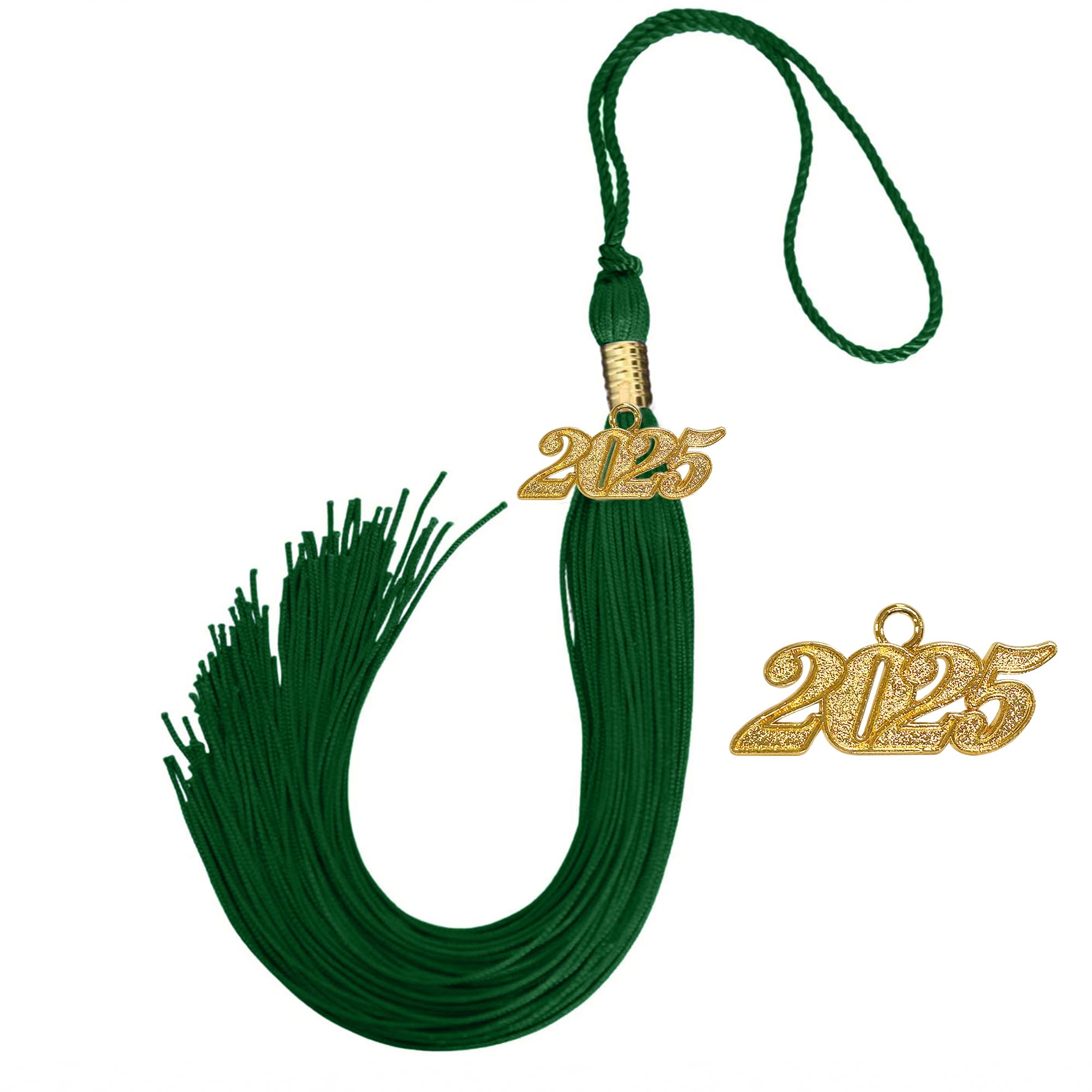 2025 Graduation Cap Tassel with Year Charm - Happy Secret Graduation Ceremony Accessories for High School & College Graduates - Perfect for Commencement, Photo Shoots & Keepsakes