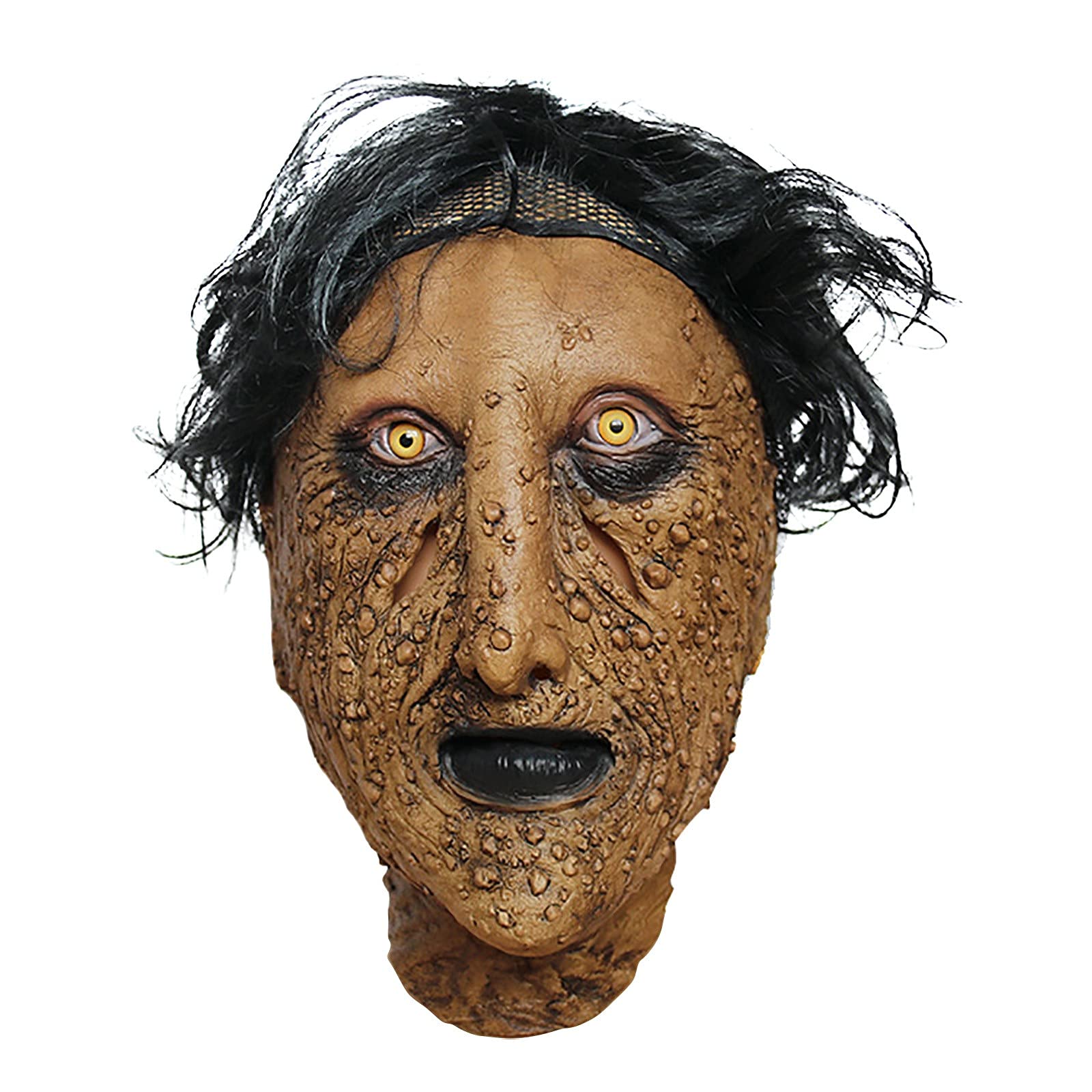 Scary Halloween Horror Mask - Gothic Creepy Masquerade Party Props for Adults & Kids - Multicolor Horror Mask for Halloween Parties, Haunted Houses & Cosplay