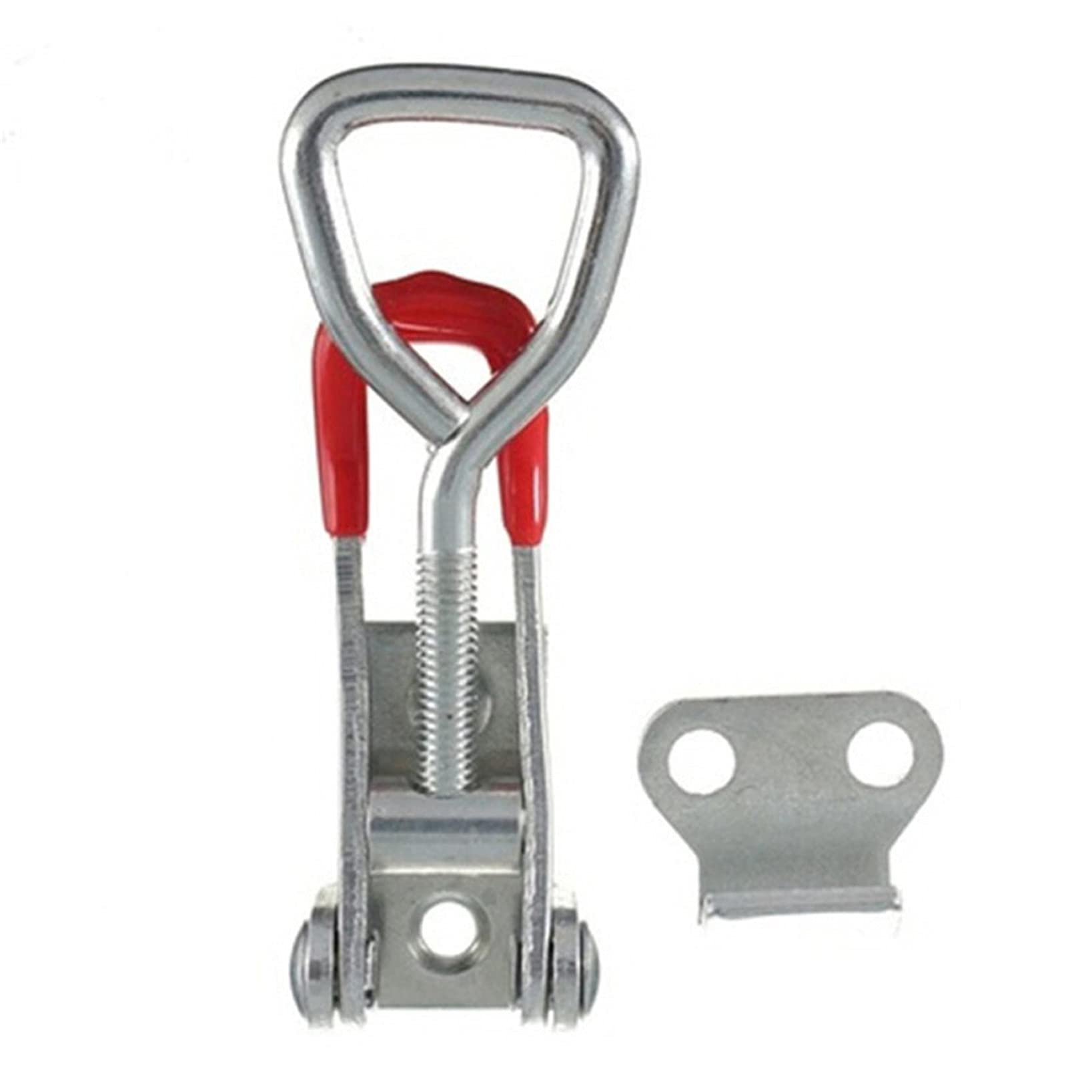 Heavy Duty Adjustable Latch Catch for Cabinet Boxes - Toggle Lock Clamp Hasp with Durable Steel Construction - Perfect for Toolboxes, Storage Containers & Furniture Hardware