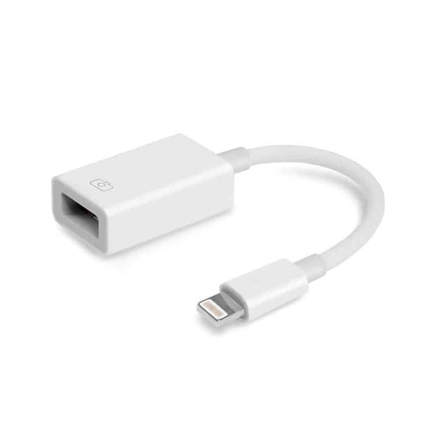 USB to Lightning Cable for iPhone & iPad - OTG Data Sync & Charging Adapter - Perfect for Travel, Office & Home Use