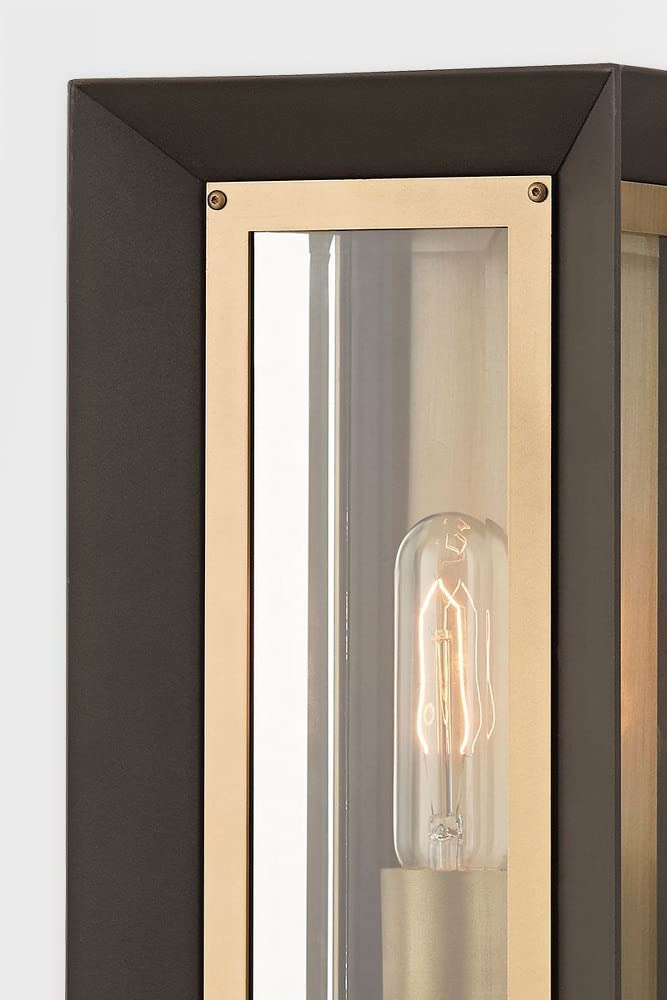 **Troy Lighting Lowry - Modern 1-Light Outdoor Wall Sconce, 13.5