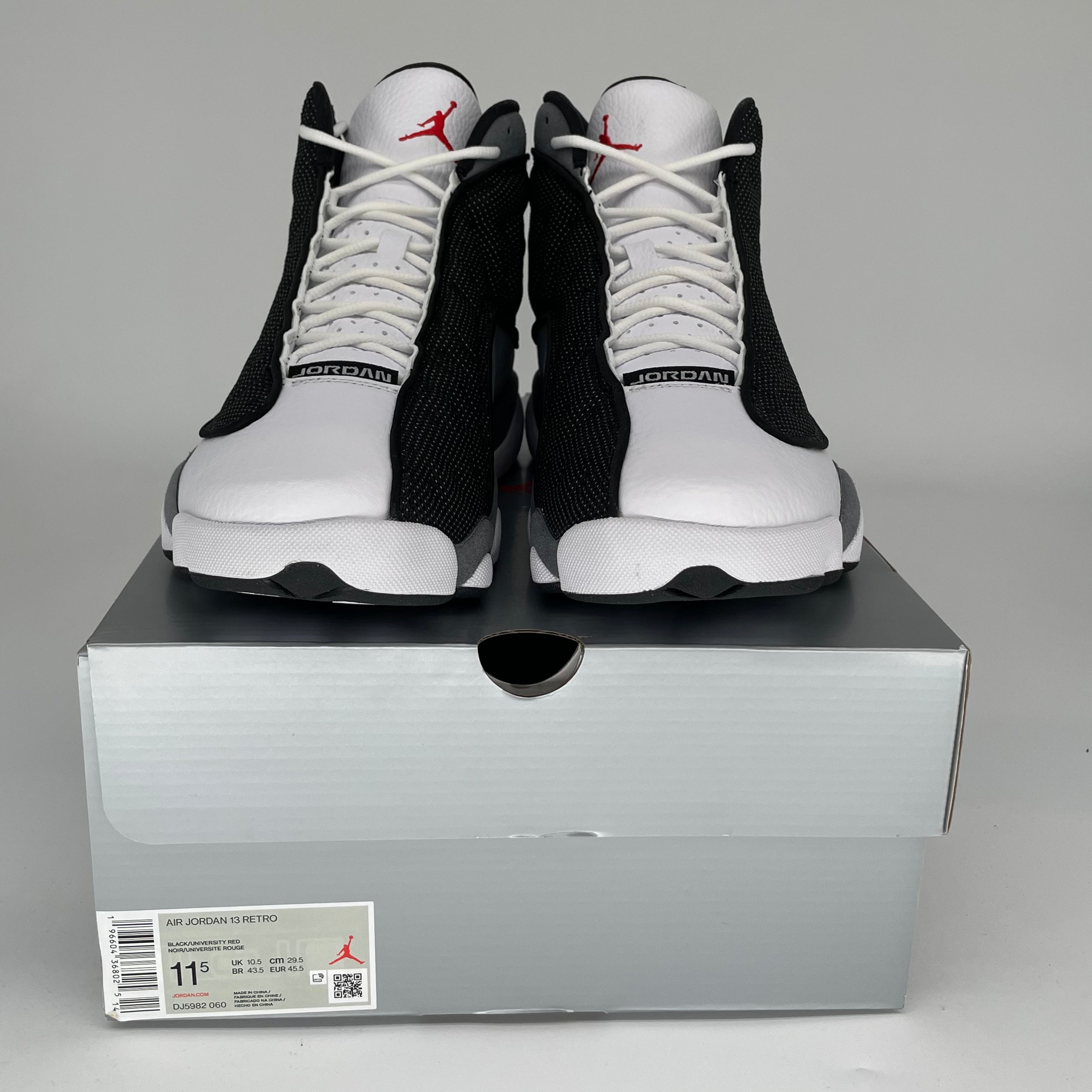 Original Air Jordan 13 Retro 'Black Flint' Men's Basketball Shoes Size 11.5 (DJ5982-060) - Perfect for Streetwear & Court Performance