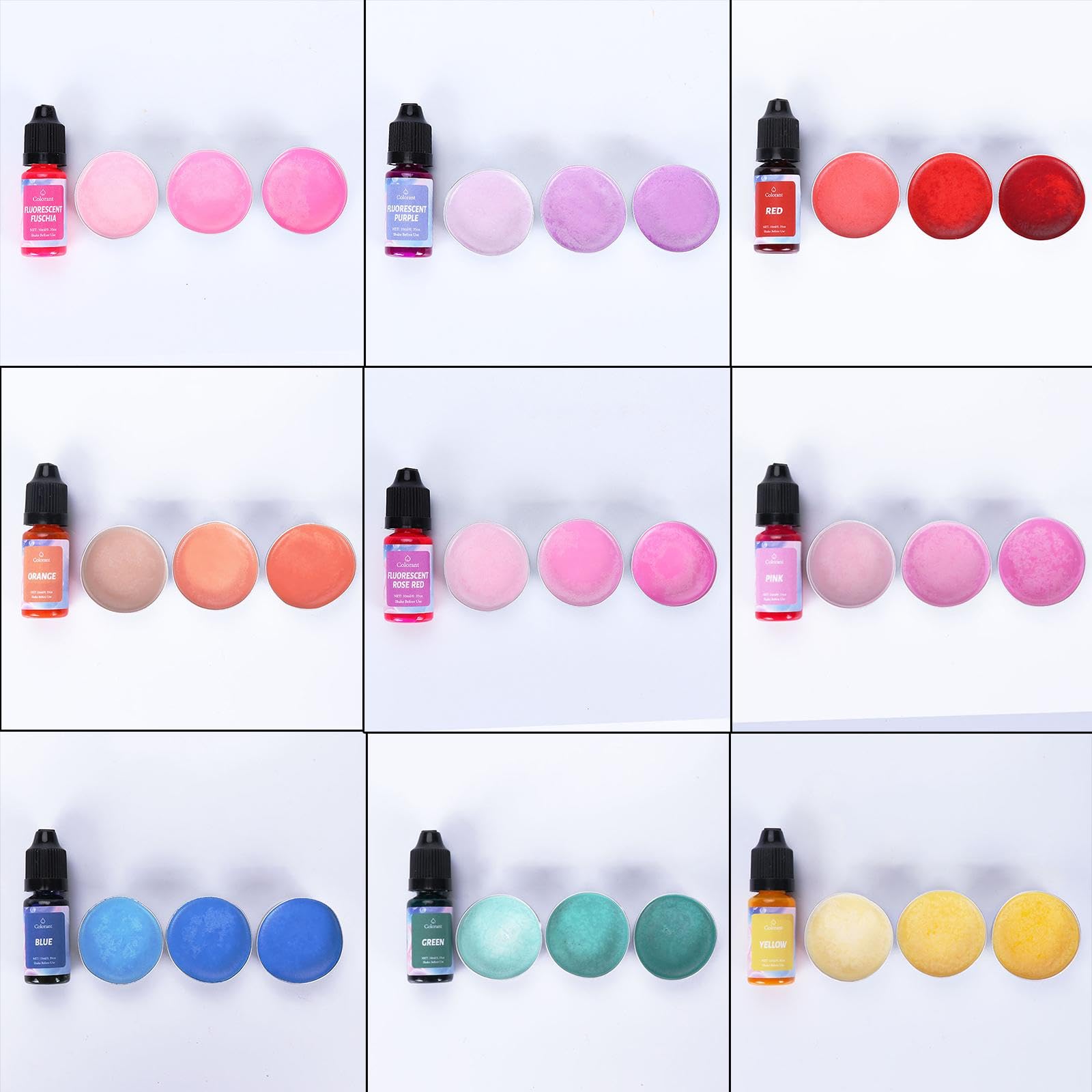 SECRET DESIRE Liquid Candle Dye - 24 Vibrant Colors (10ml Each) for DIY Soap Making, Candle Pigment & Soap Coloring | Perfect for Handmade Candles, Bath Bombs & Craft Projects