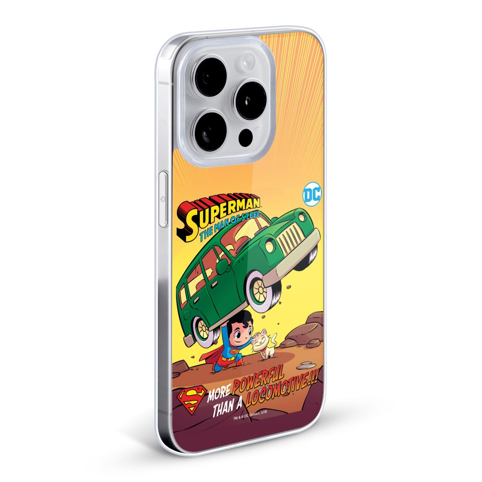 Head Case Designs Officially Licensed Super Friends DC Comics Superman 1 Toddlers Soft Gel Phone Case for Apple iPhone XR - Perfect for Kids, Gifts & Comic Book Fans
