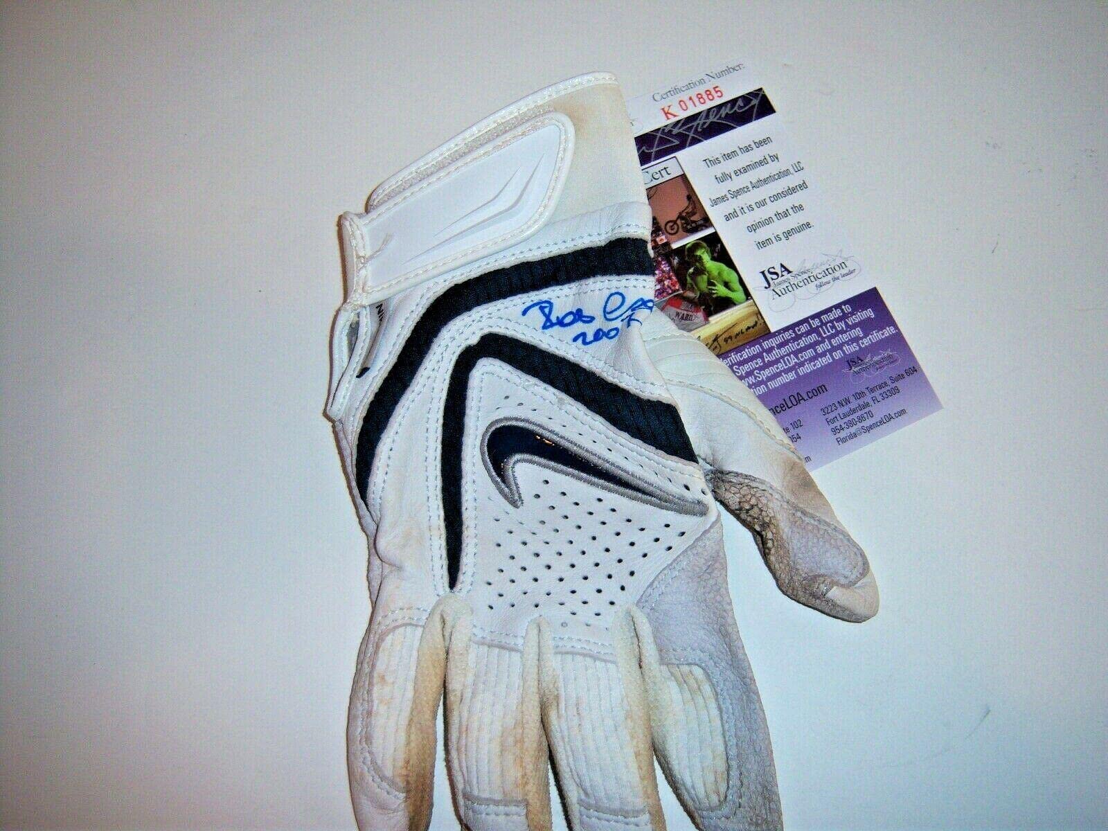 Authentic Robinson Cano New York Yankees 2007 JSA/COA Signed Game Used Batting Glove - MLB Memorabilia for Collectors & Fans - Perfect for Display, Sports Memorabilia Collections, and Yankees Fan Gifts