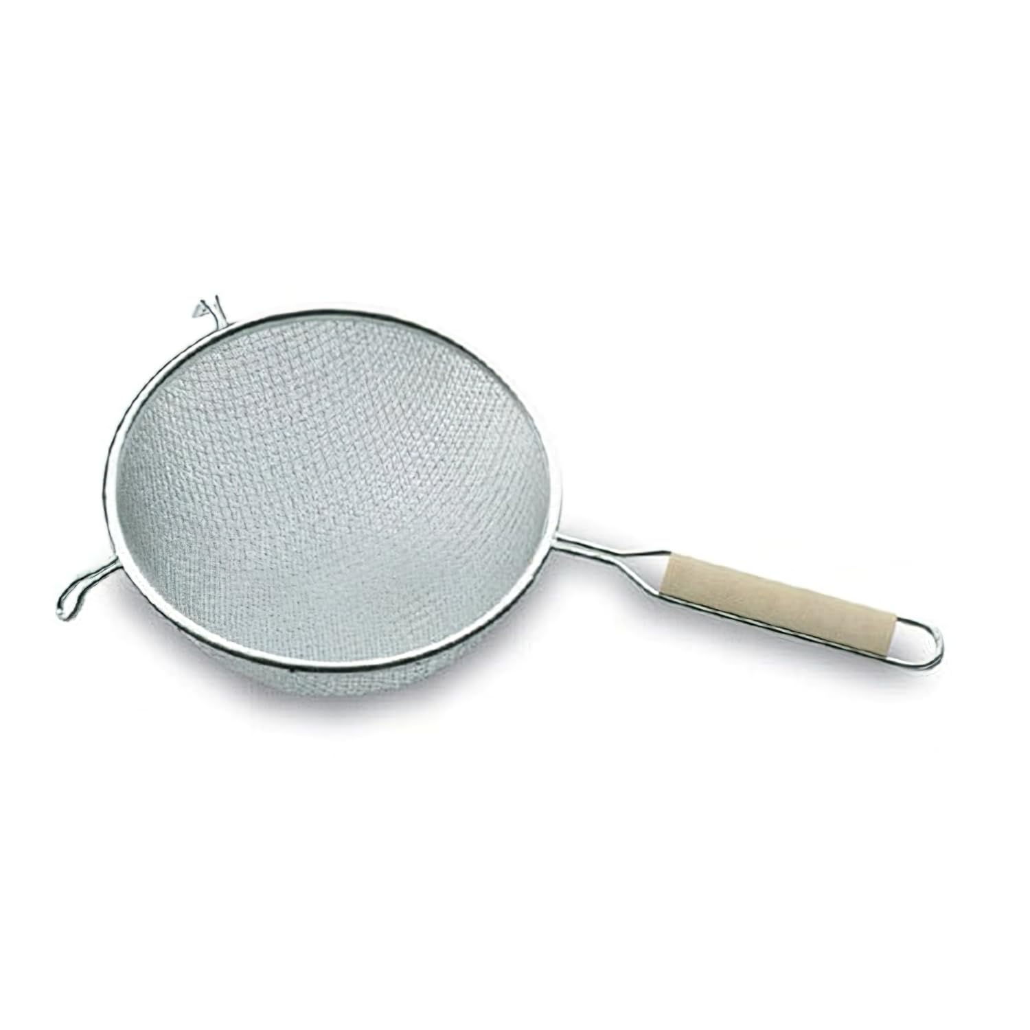 Lacor-61320 20cm Stainless Steel Mesh Strainer - Fine Kitchen Sieve for Filtering, Draining Pasta, Vegetables & Fruits - Ideal for Cooking, Baking & Food Prep